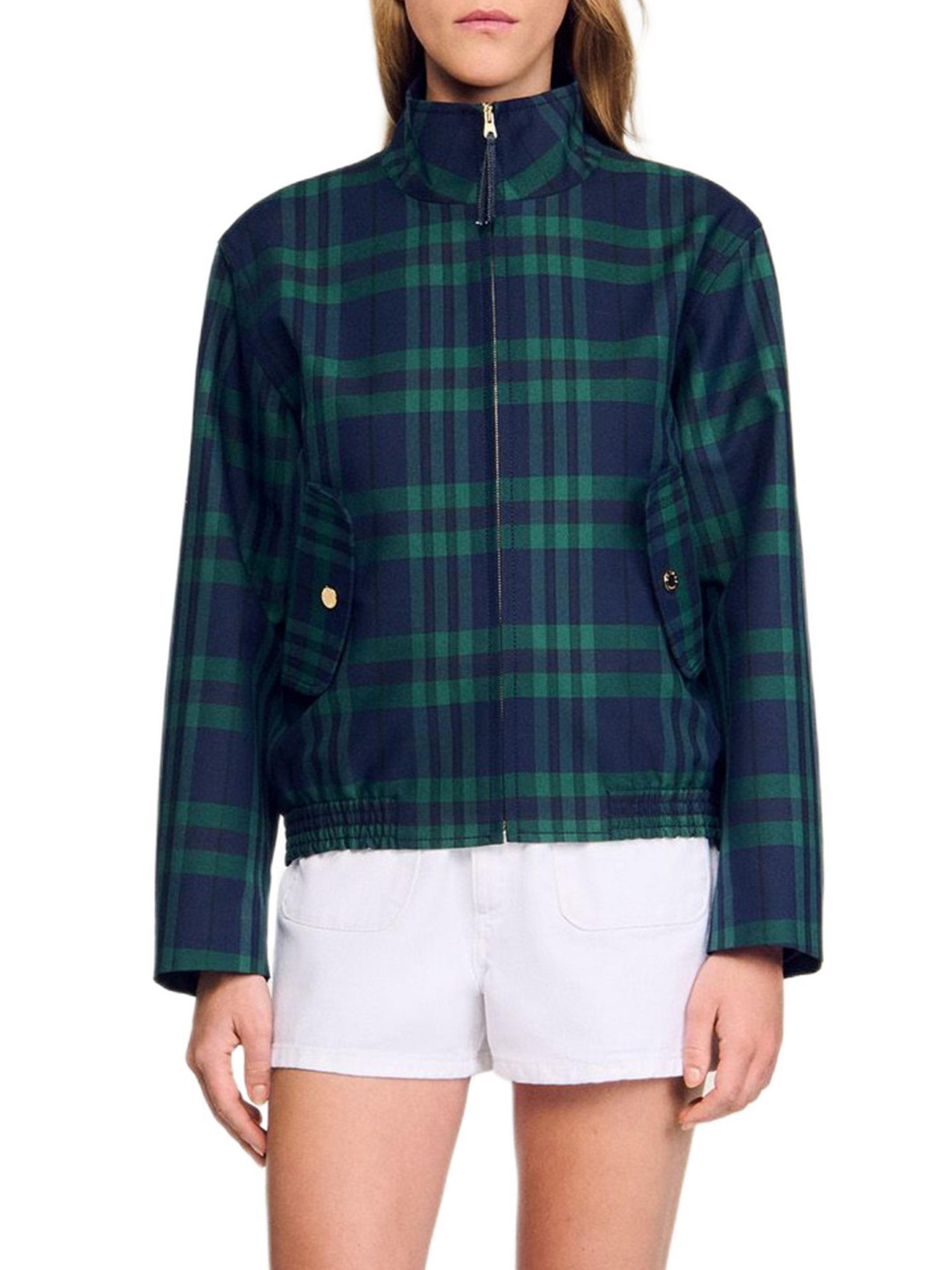 Sandro Checked Jacket | Saks Fifth Avenue