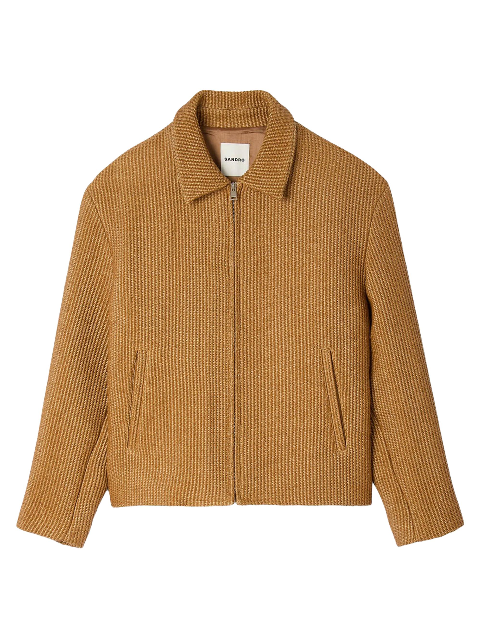 Sandro Woven Raffia Jacket | Saks Fifth Avenue