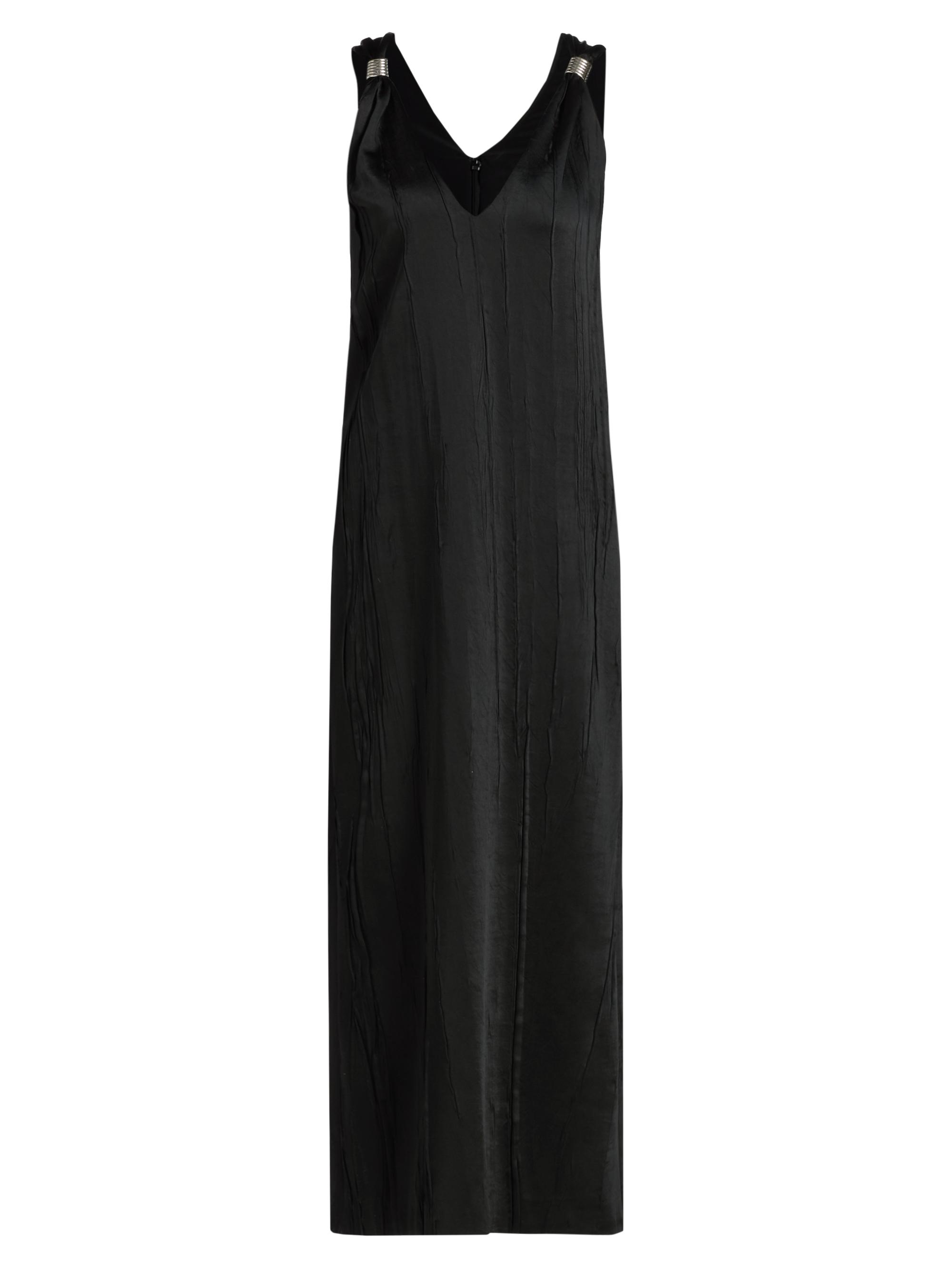 Brandon Maxwell Women's Keke Deep V Shift Midi-Dress - Black