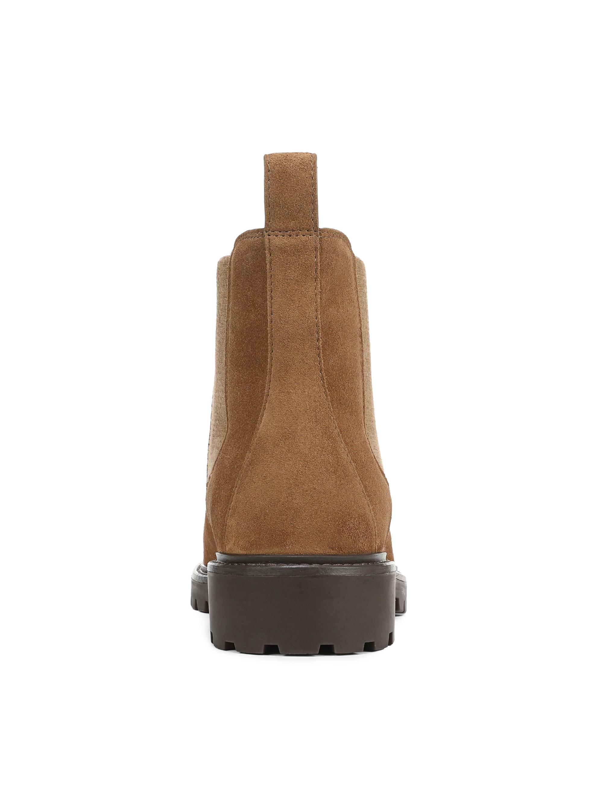 Vince Dave Suede Chelsea Short Boots | Saks Fifth Avenue