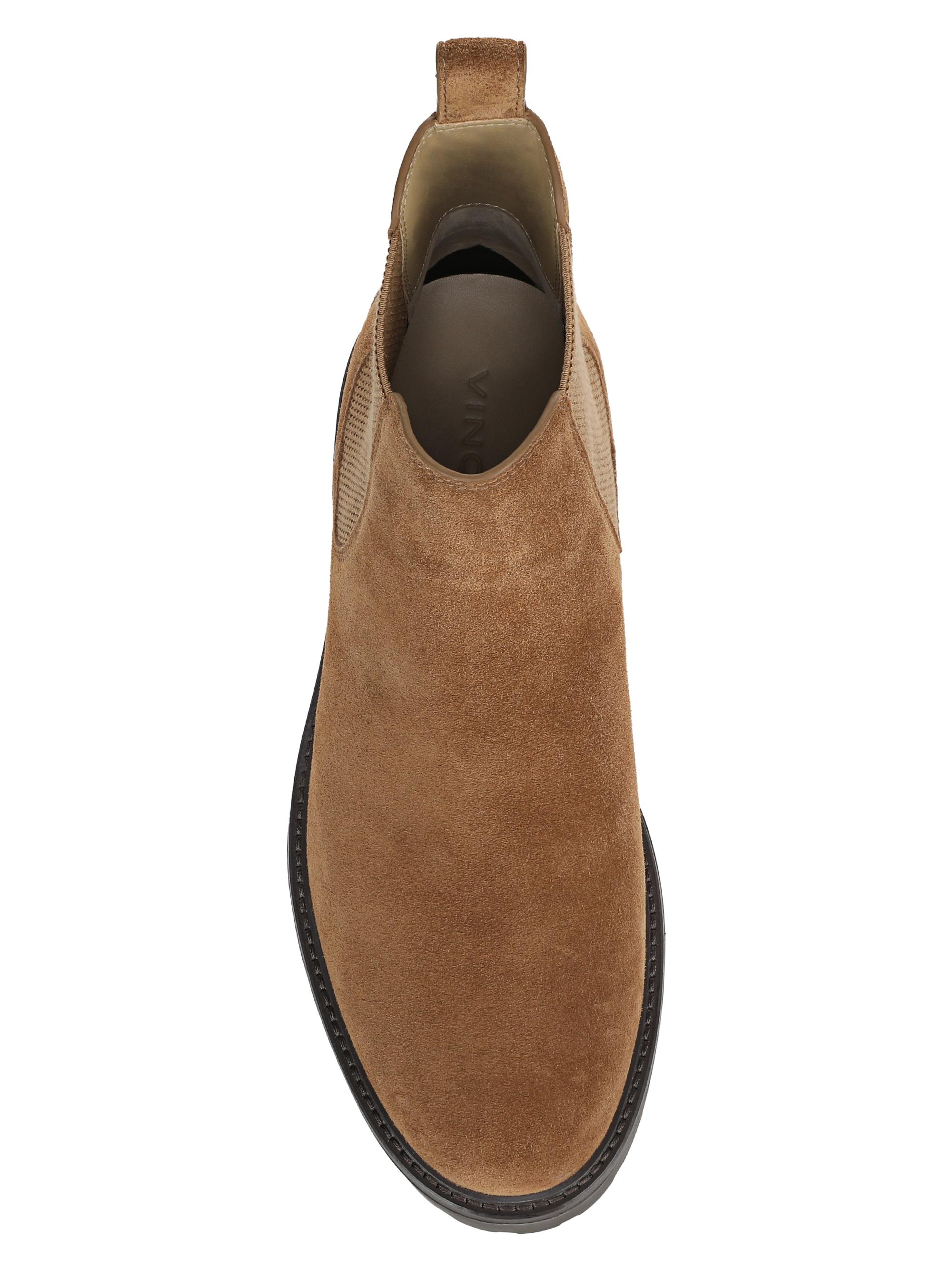 Vince Dave Suede Chelsea Short Boots | Saks Fifth Avenue