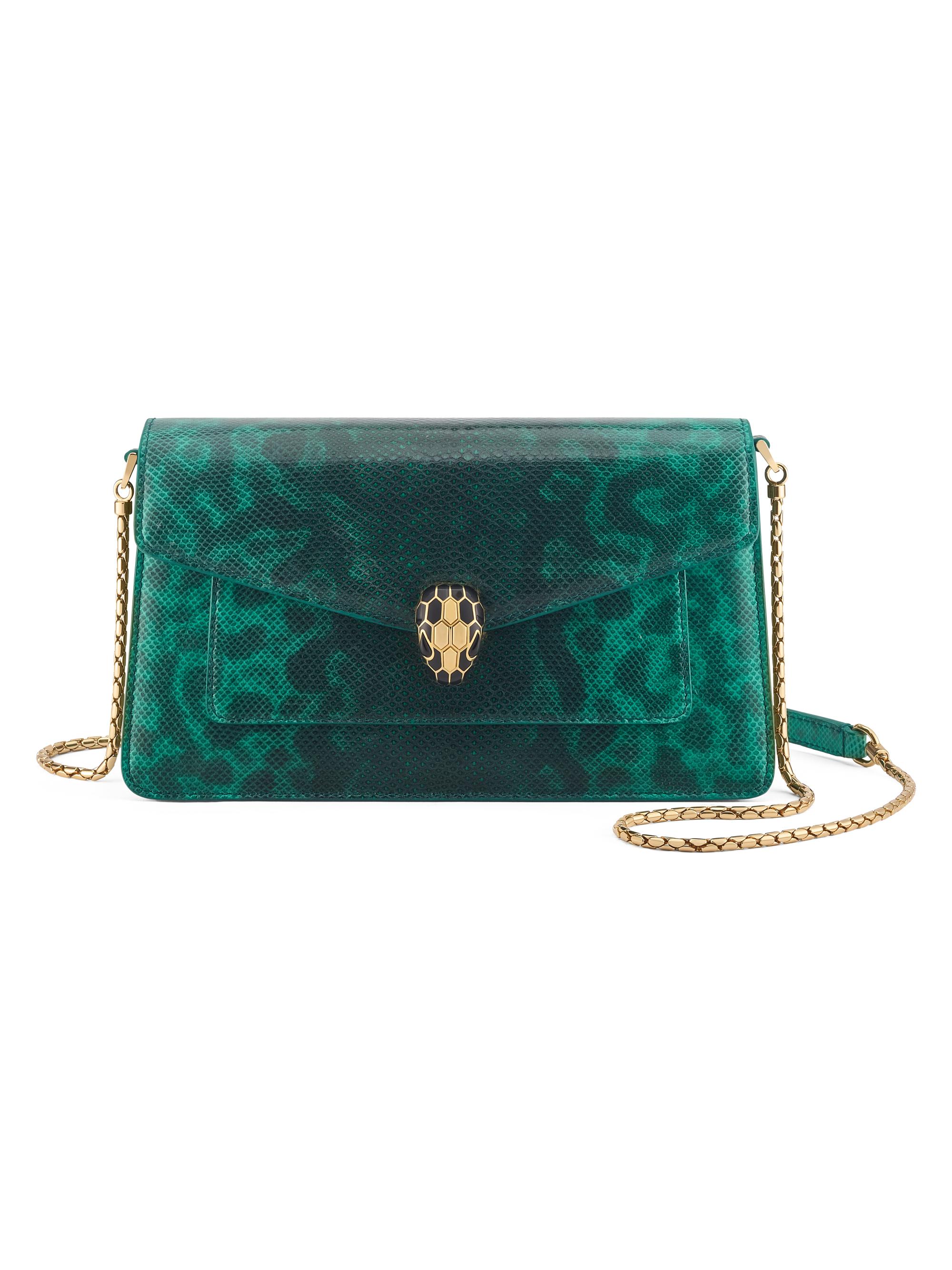 BVLGARI Women's Serpenti Forever Karung Shoulder Bag - Smeraldo Prezioso