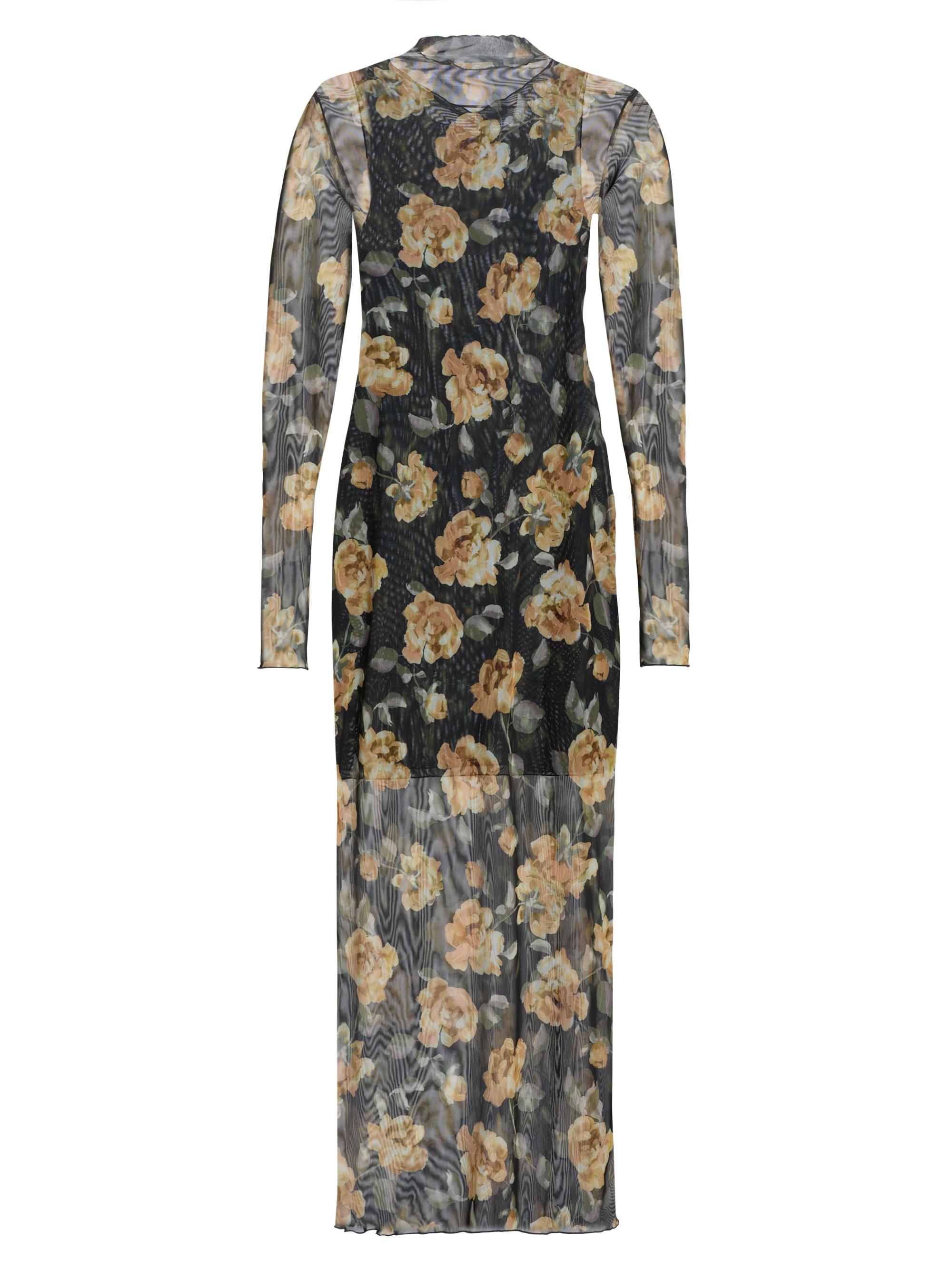 Favorite Daughter Women's The Sheer Fantasy Floral Mesh Maxi Dress - Golden Flowerbed