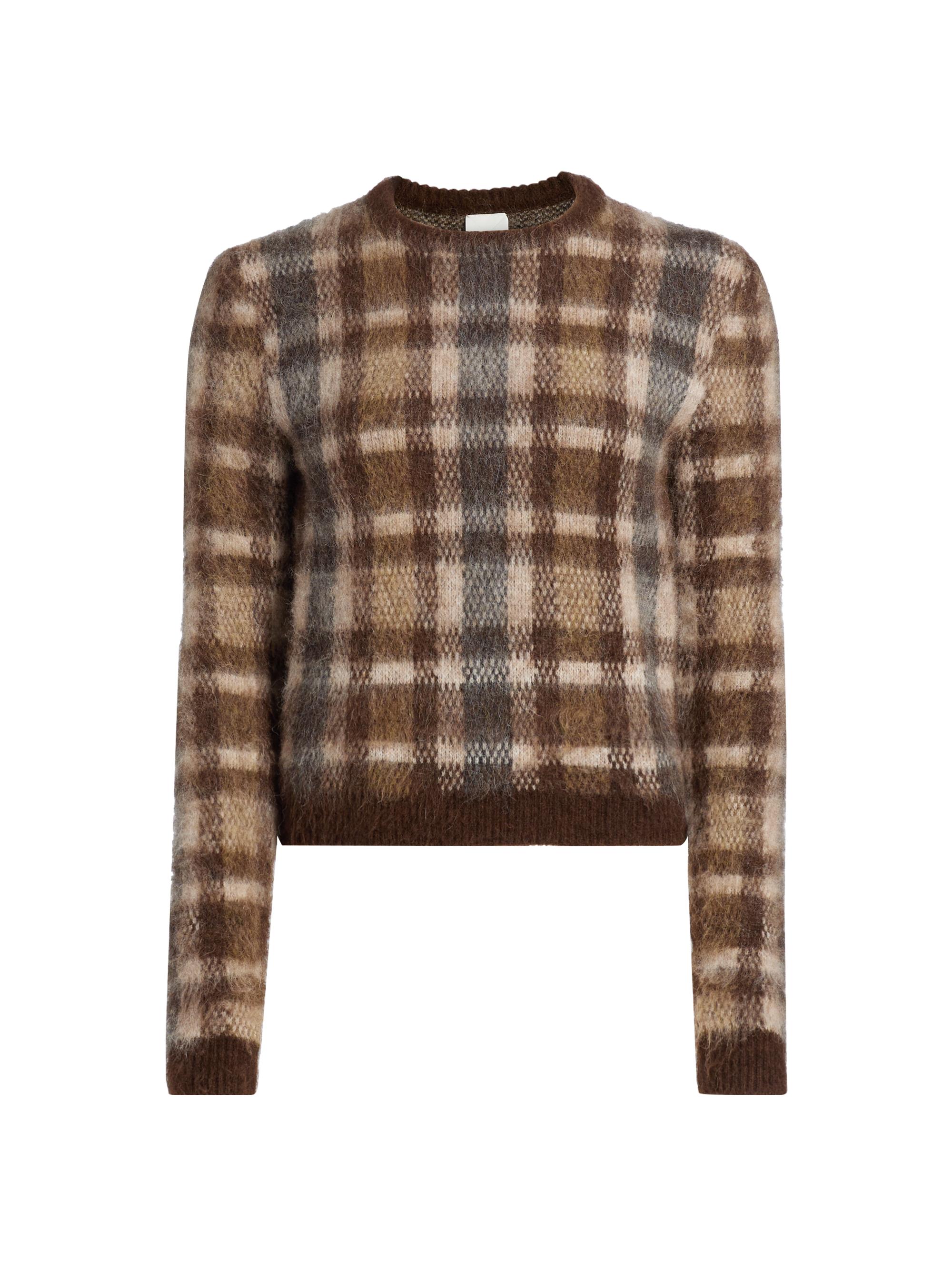 Nanushka Grow Farica Brushed Alpaca Crop Sweater | Saks Fifth Avenue