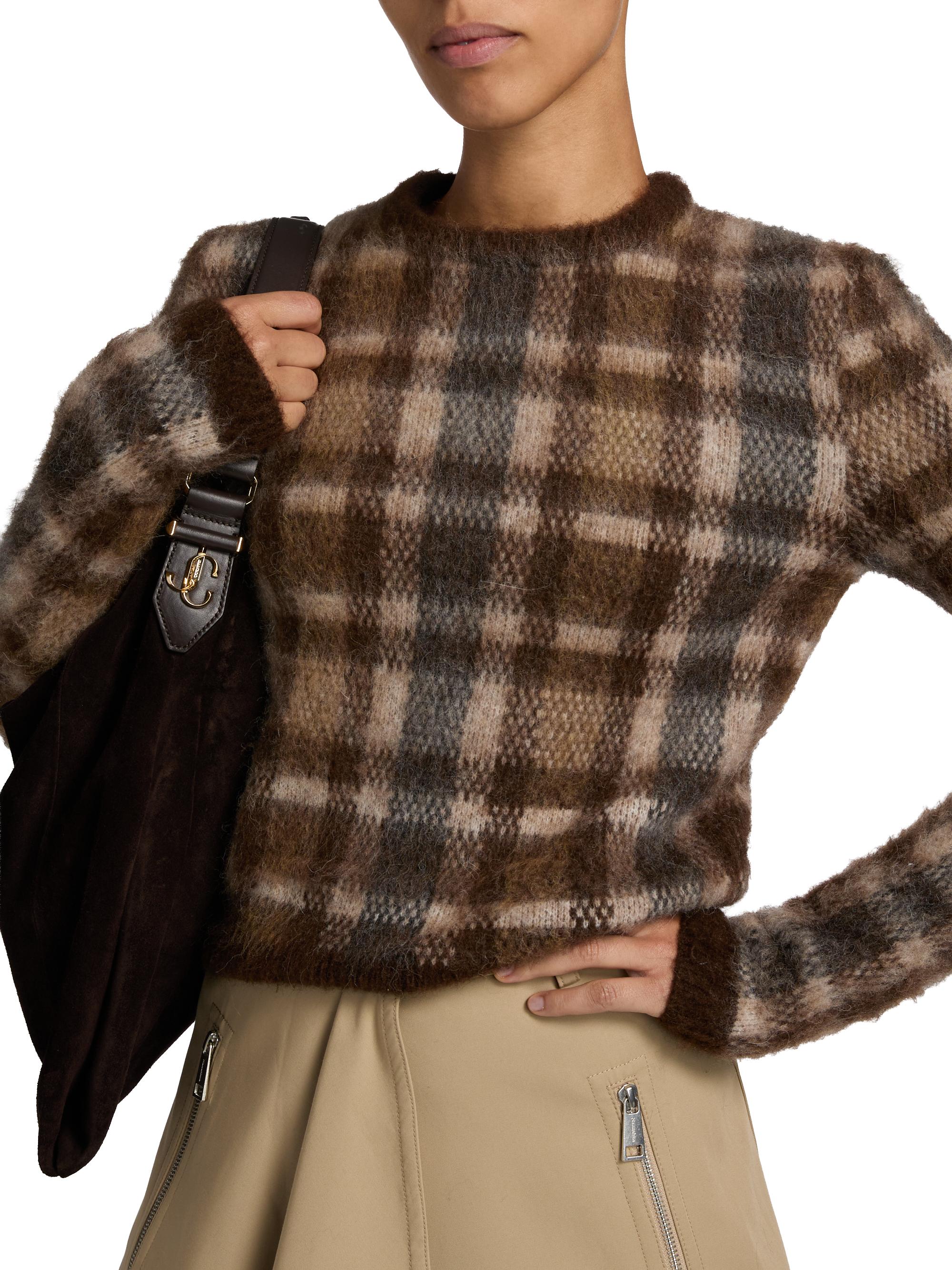 Nanushka Grow Farica Brushed Alpaca Crop Sweater | Saks Fifth Avenue