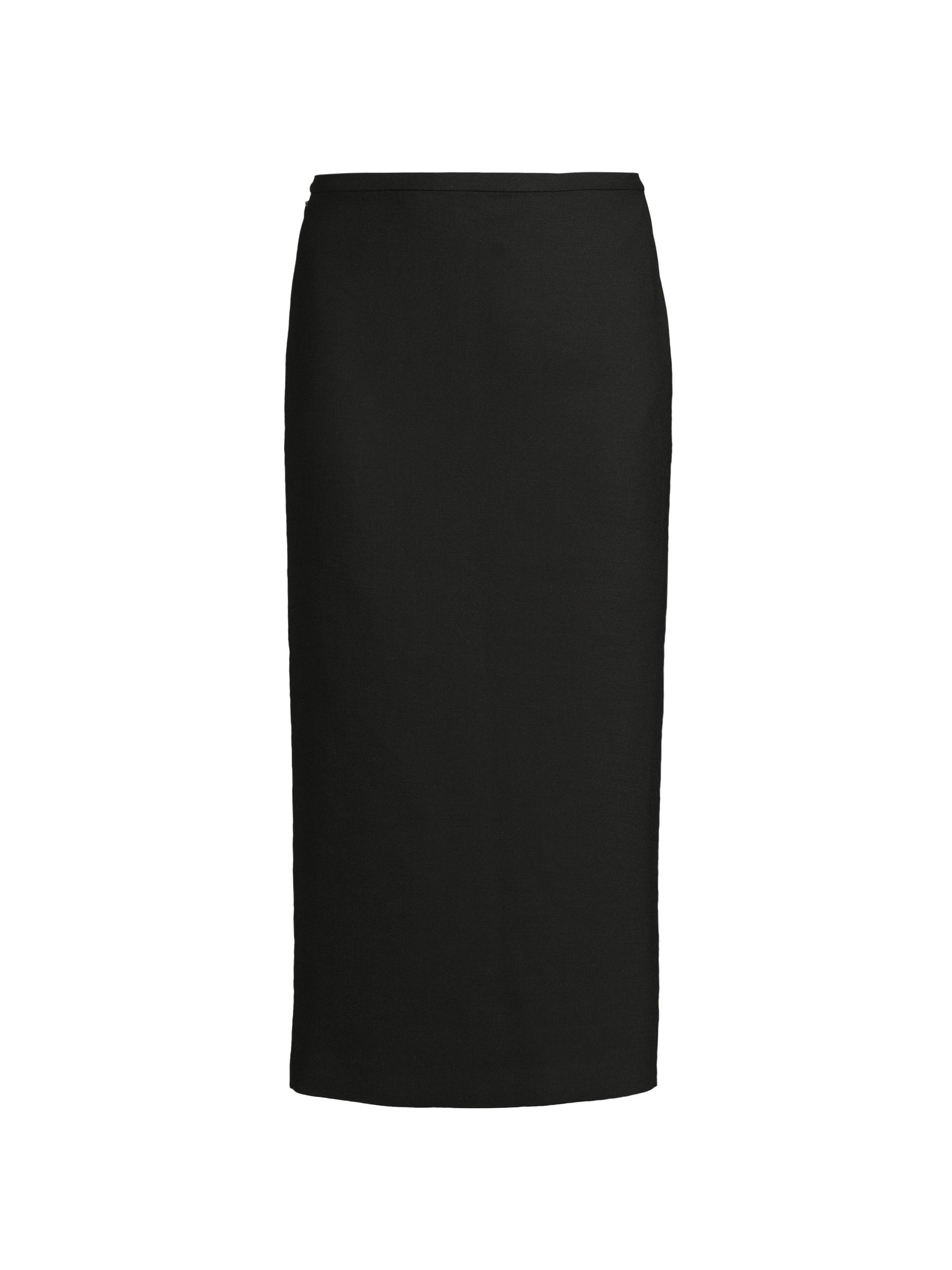 Rue Sophie Women's Roux Wool-Blend Maxi Skirt - Black