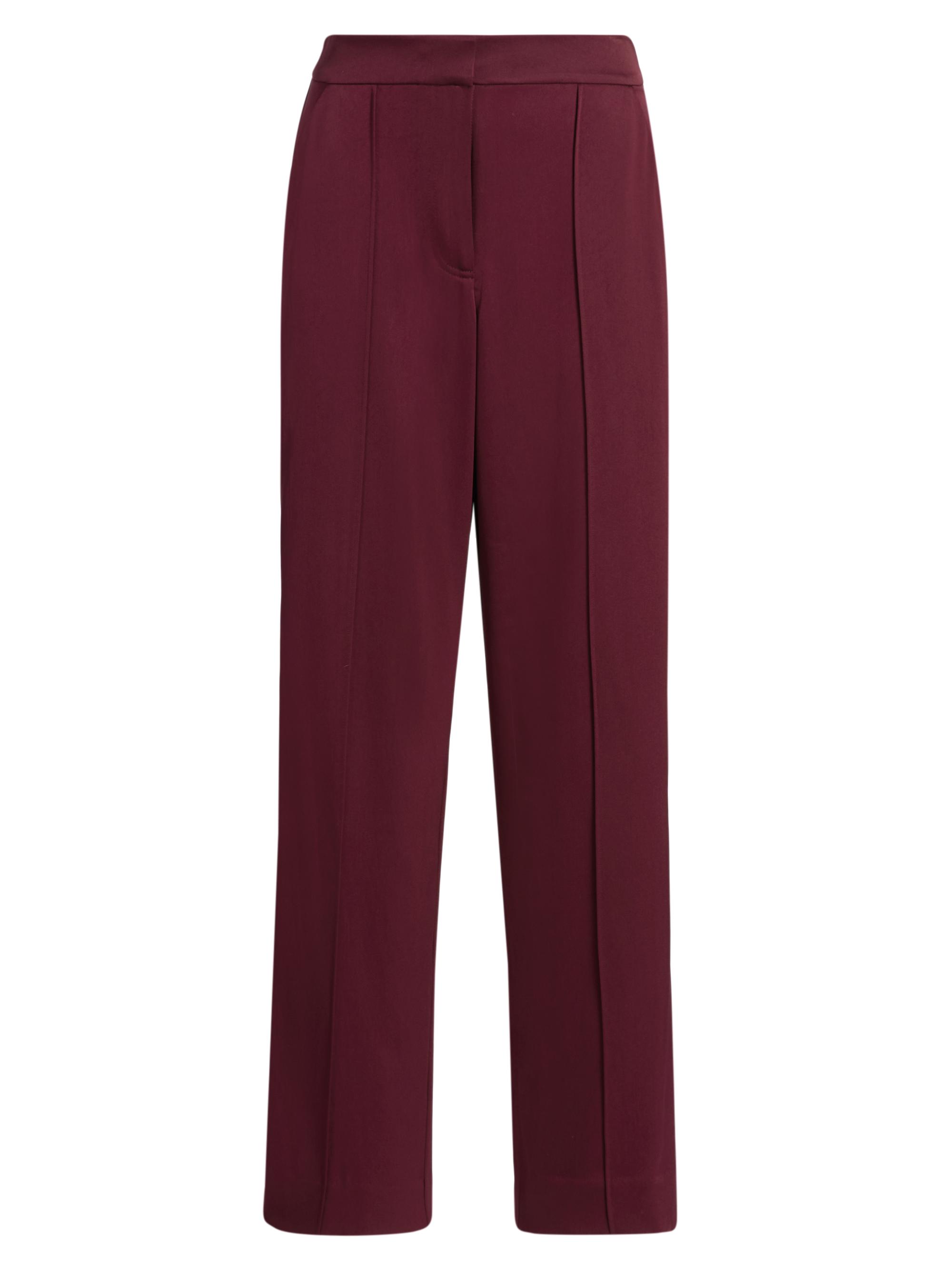 SIMKHAI Women's Kyra Wide-Leg Pants - Cranberry