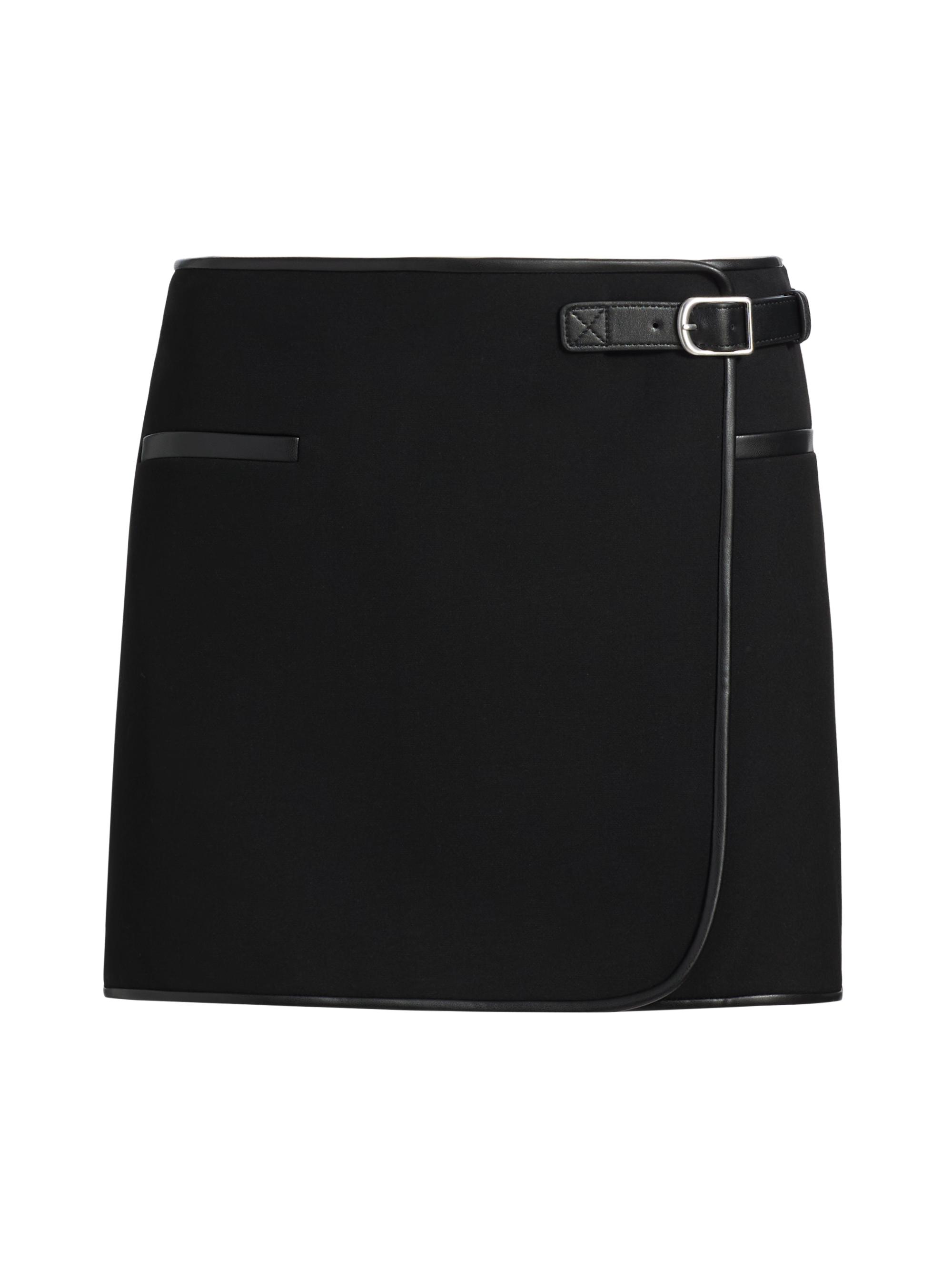 shimak_k SIMKHAI Sheridan Wrap-Style Miniskirt | Saks Fifth Avenue