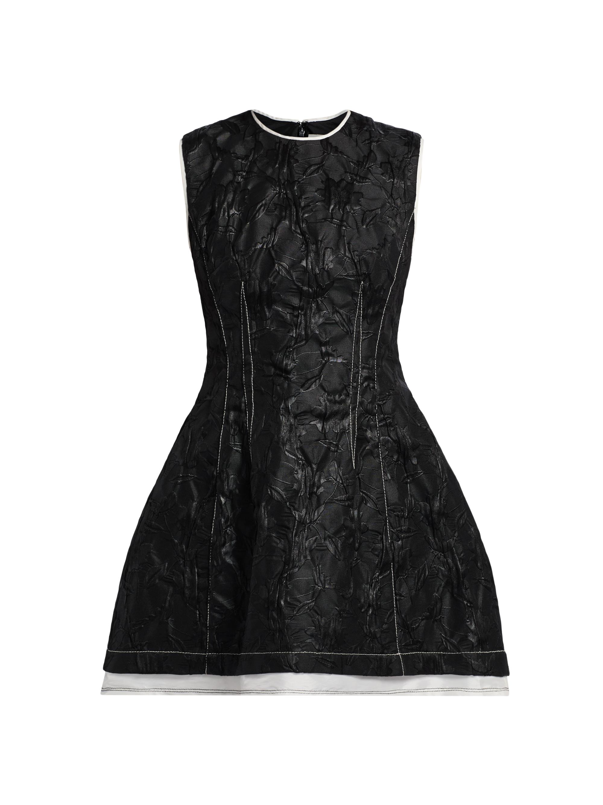 SIMKHAI Women's Audrina Floral Sleeveless Minidress - Black