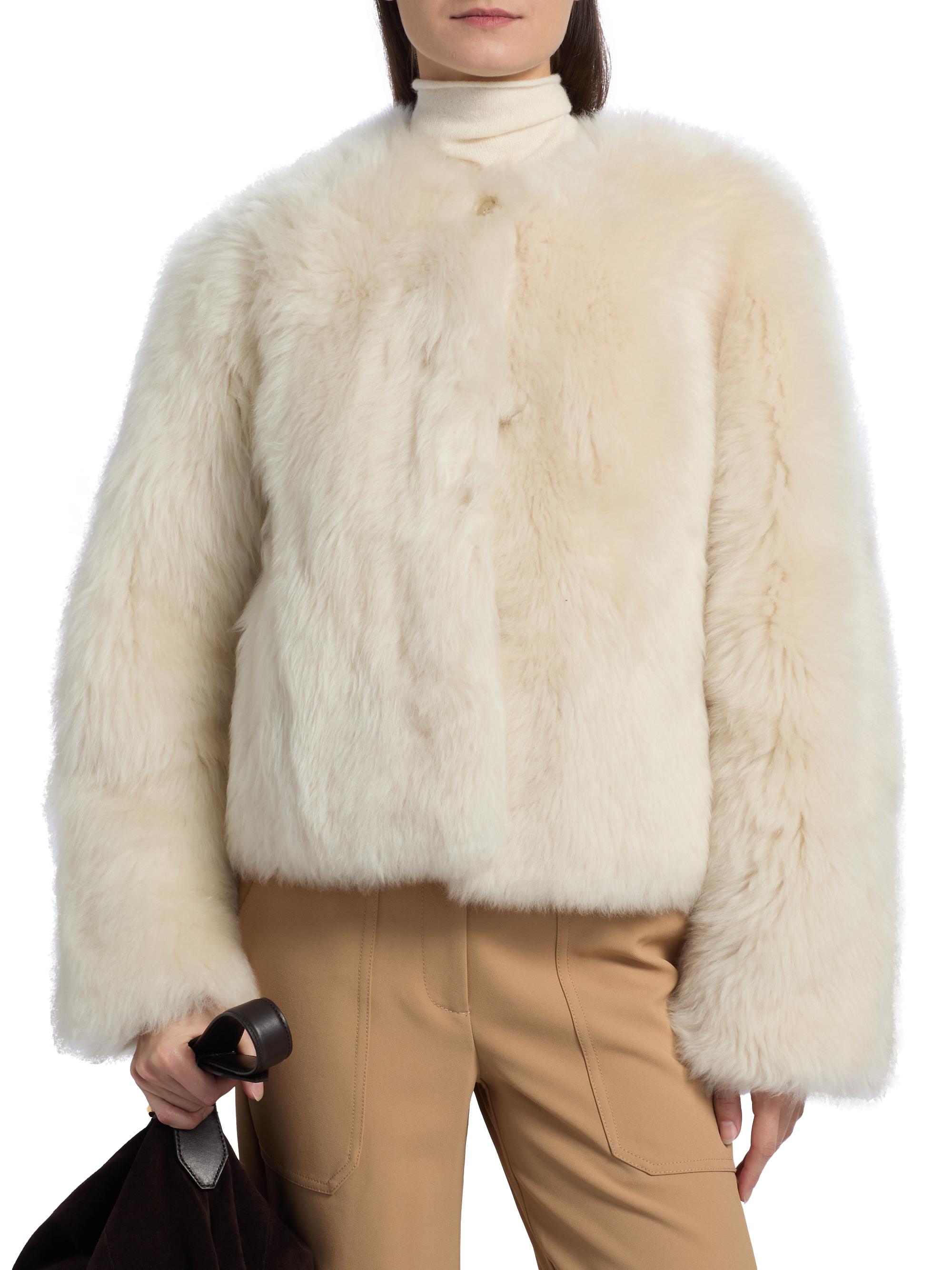 SIMKHAI Natasha Shearling Short Jacket | Saks Fifth Avenue