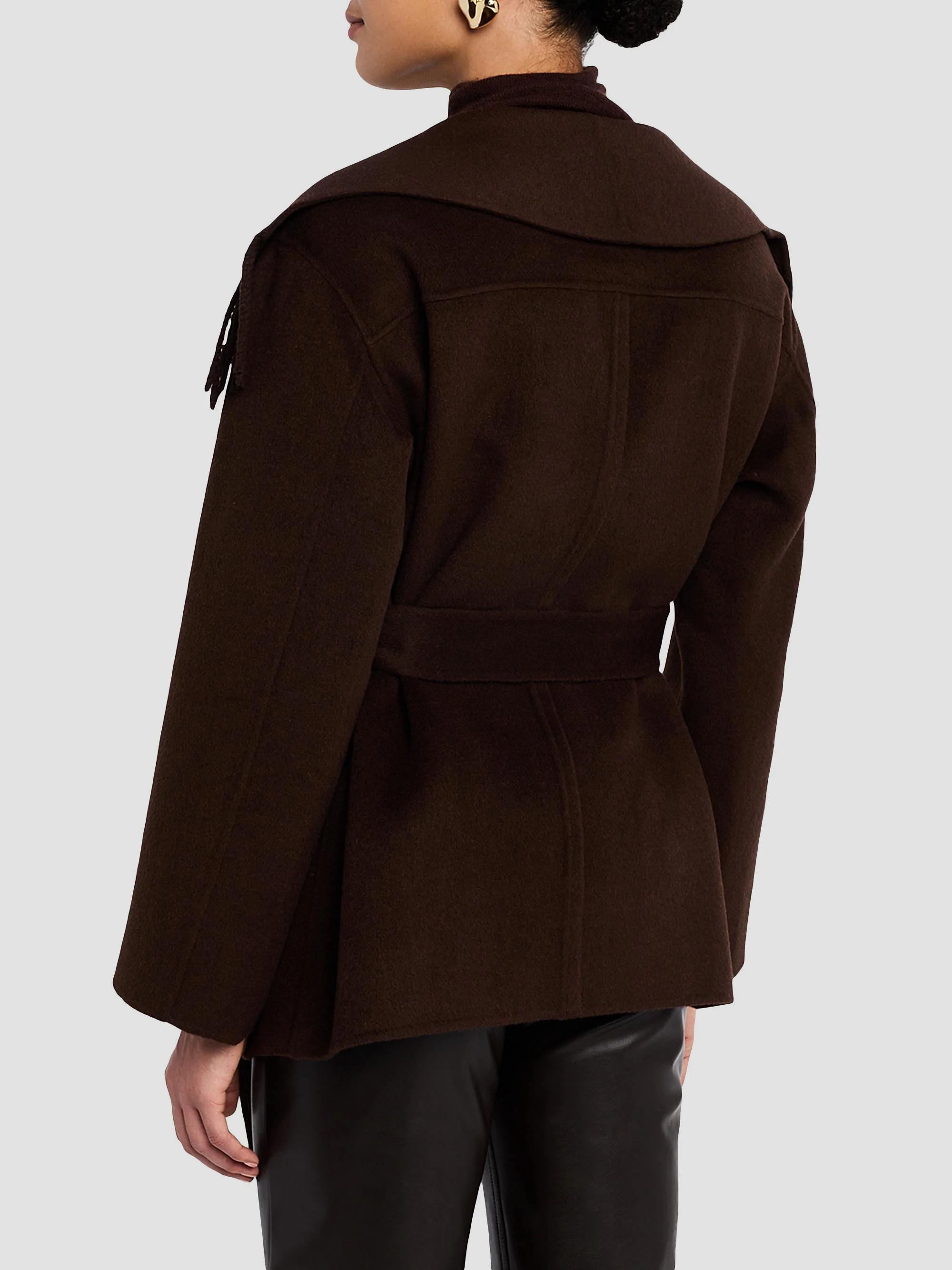 SIMKHAI Rowen Fringed Wool-Blend Jacket | Saks Fifth Avenue