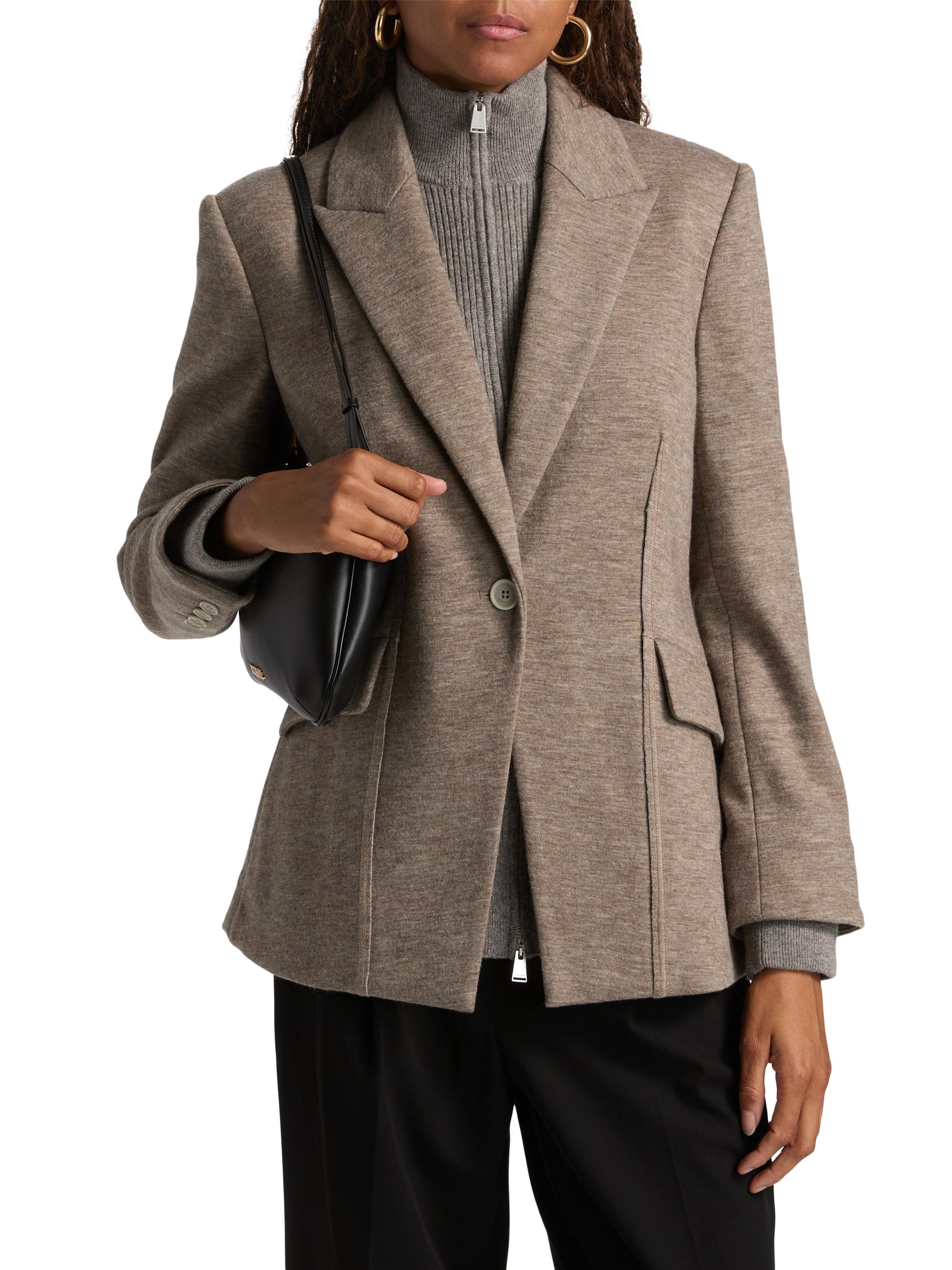 SIMKHAI Auden Knit Combo Blazer | Saks Fifth Avenue
