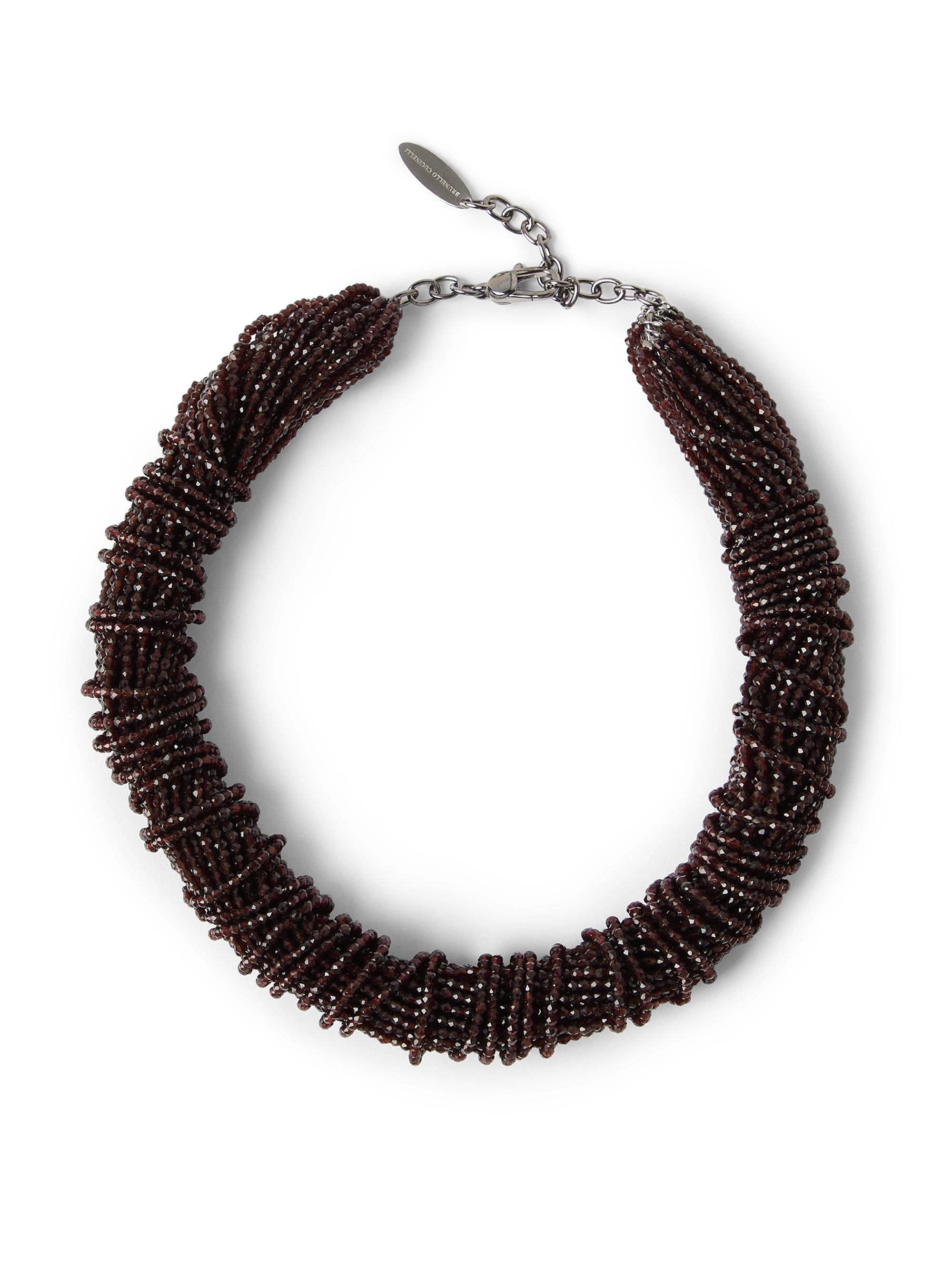 Brunello Cucinelli Women's Vetro and Sterling Silver Choker - Chocolate