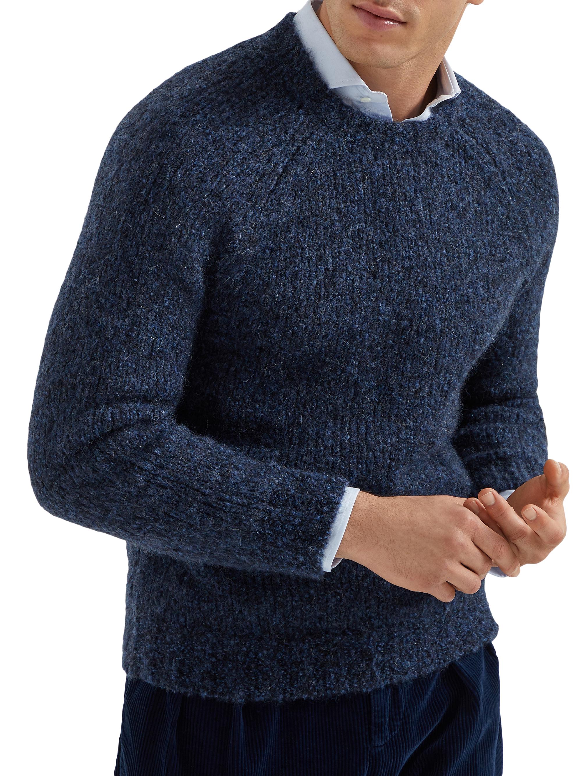 Brunello Cucinelli Flecked Alpaca, Virgin Wool and Cashmere