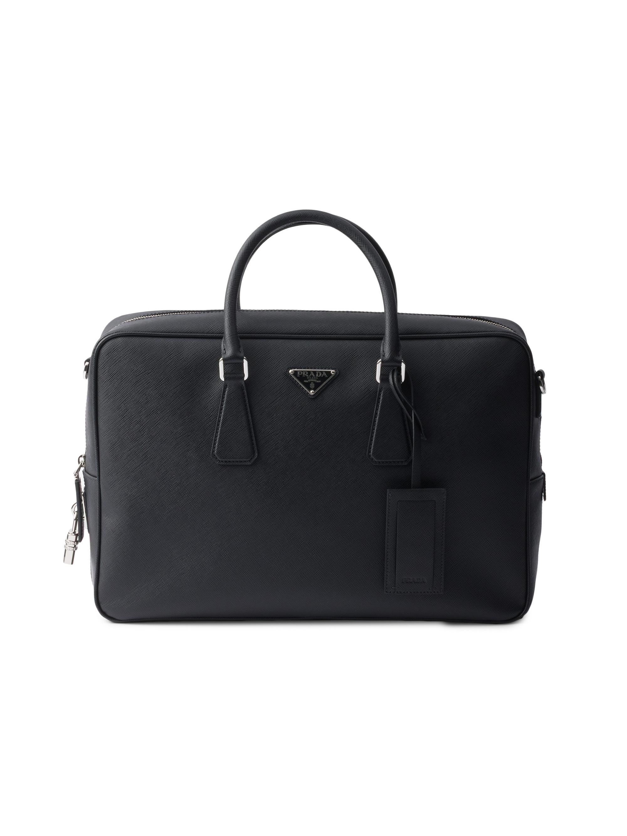 Prada Saffiano Leather Briefcase | Saks Fifth Avenue