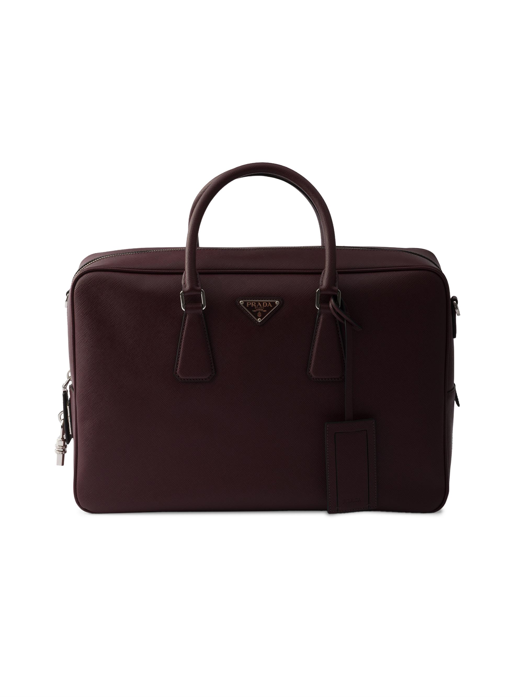 Prada Saffiano Leather Work Bag | Saks Fifth Avenue