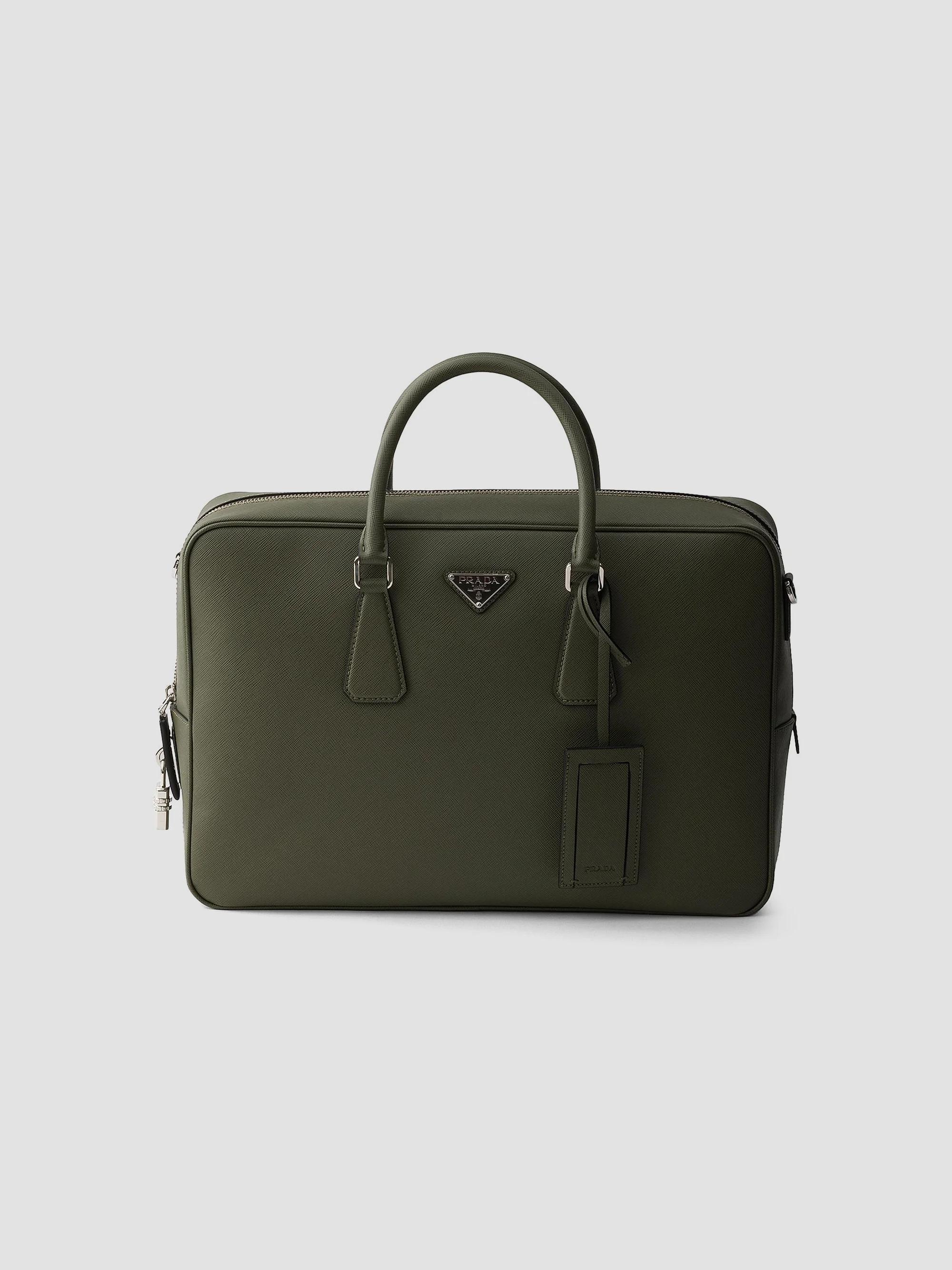 Prada Re-Nylon and Saffiano Leather Duffel Bag | Saks Fifth Avenue