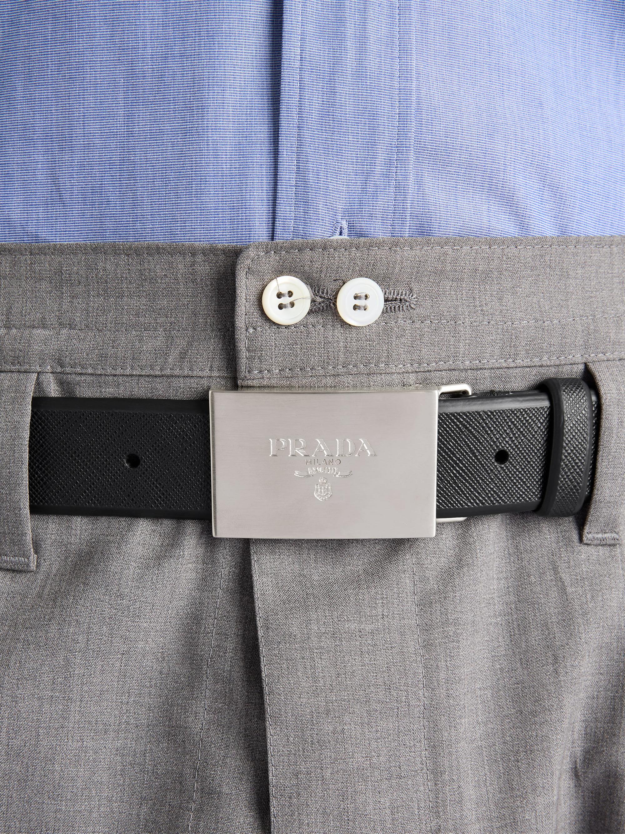 Prada Saffiano Leather Belt | Saks Fifth Avenue