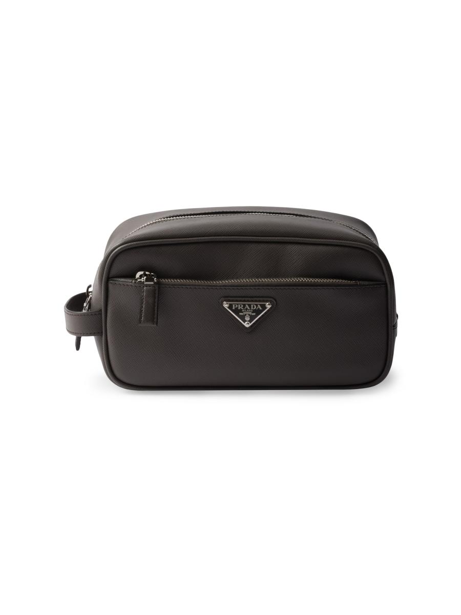 Prada Saffiano Leather Travel Pouch | Saks Fifth Avenue