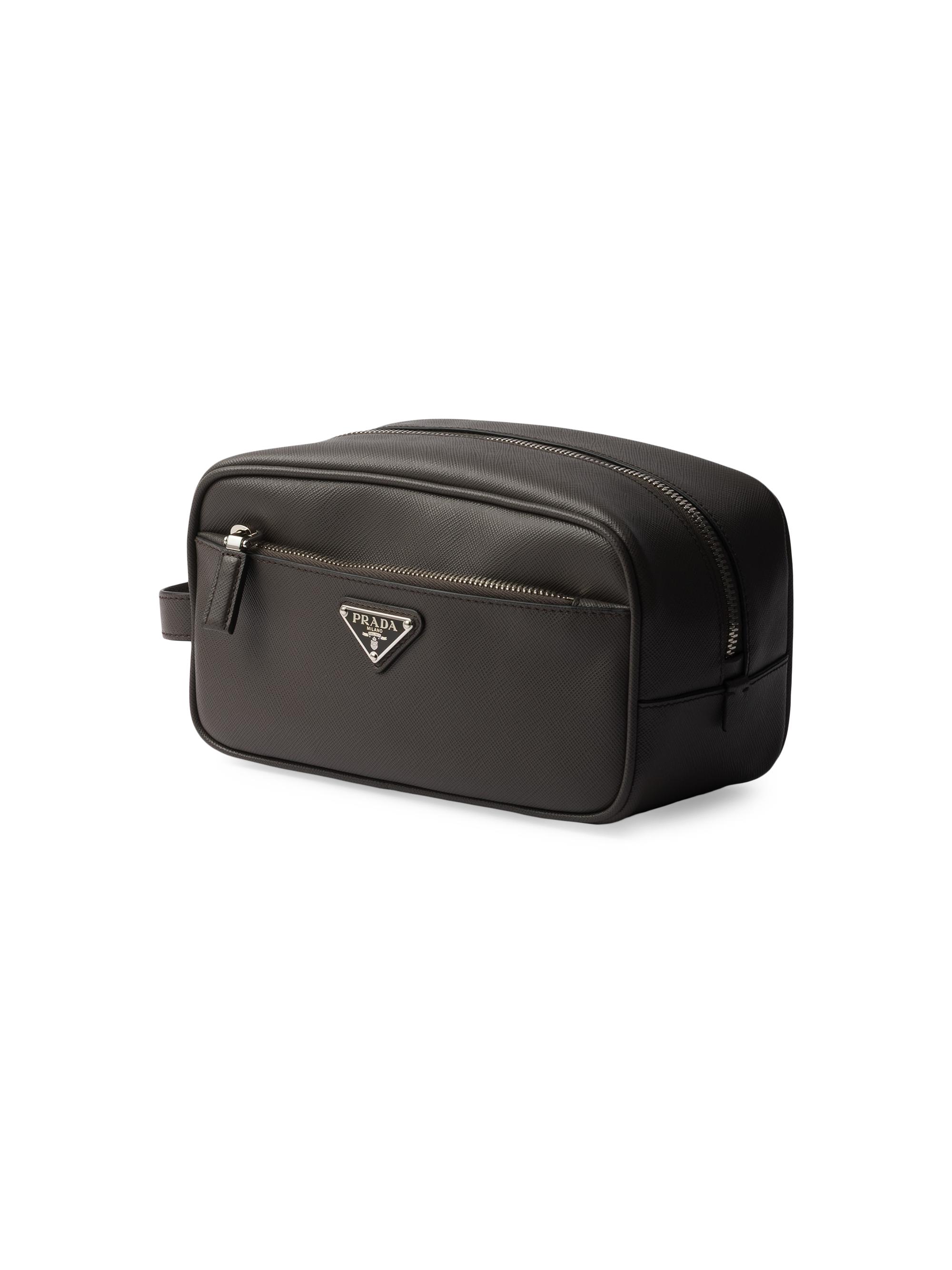 Prada Saffiano Leather Travel Pouch | Saks Fifth Avenue