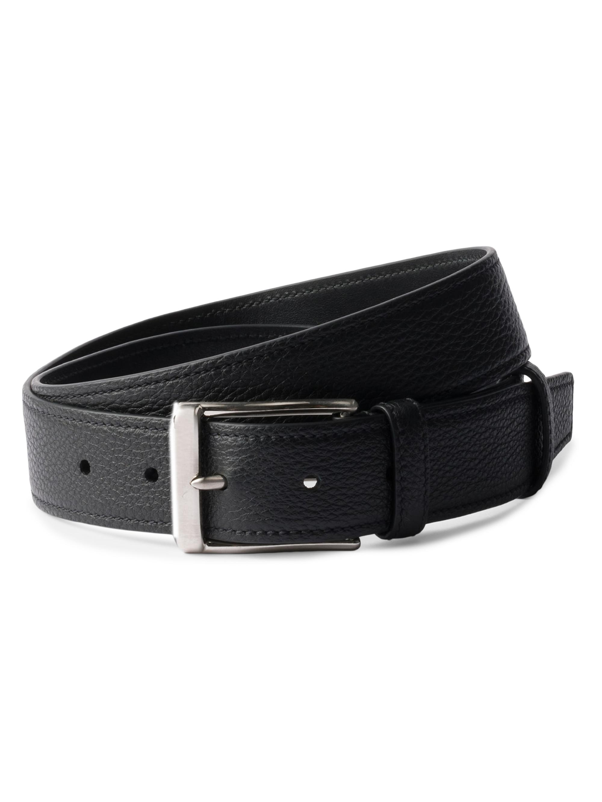 Prada Men's Leather Belt - Black