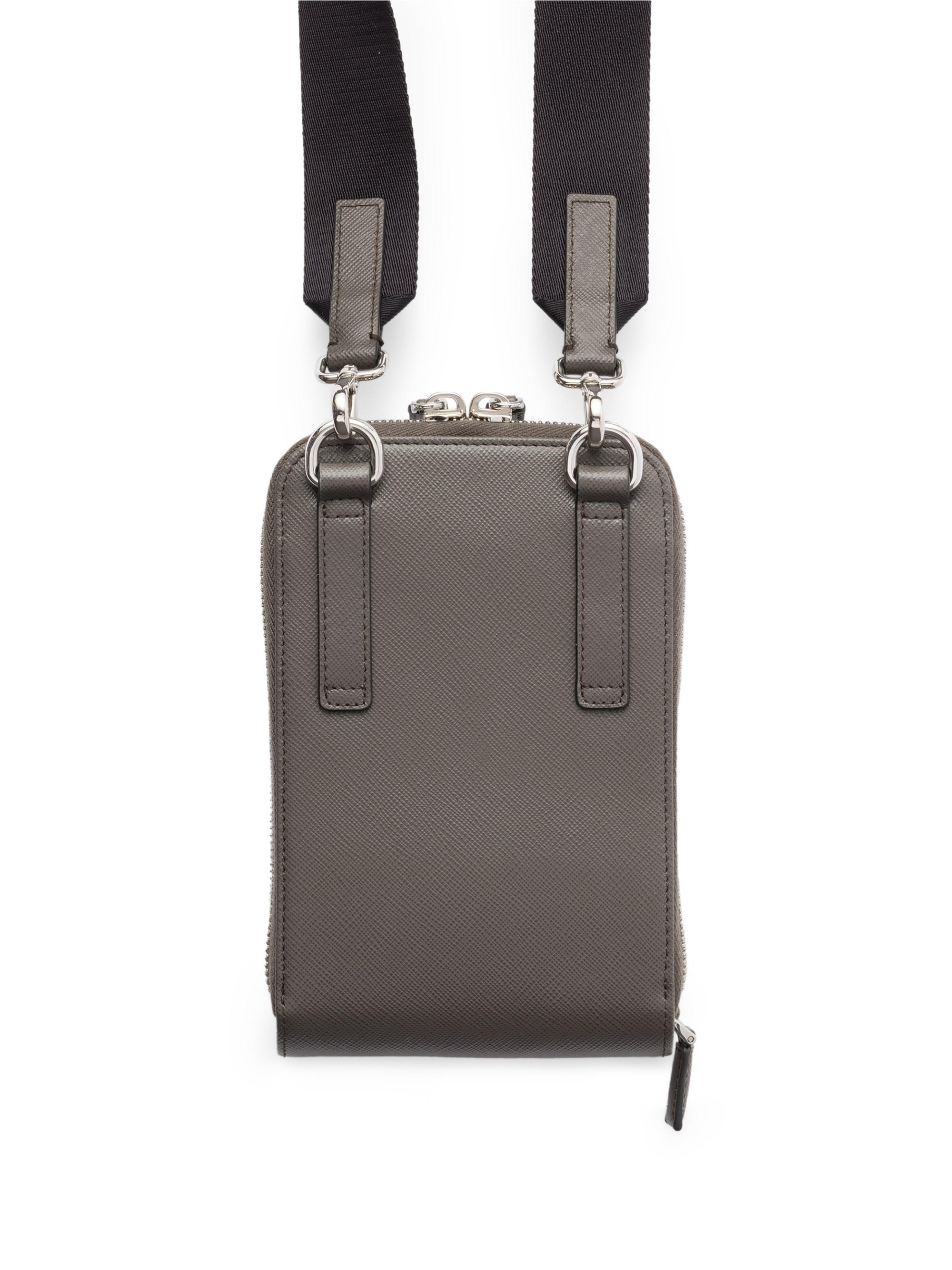 Prada Saffiano Leather Smartphone Case | Saks Fifth Avenue