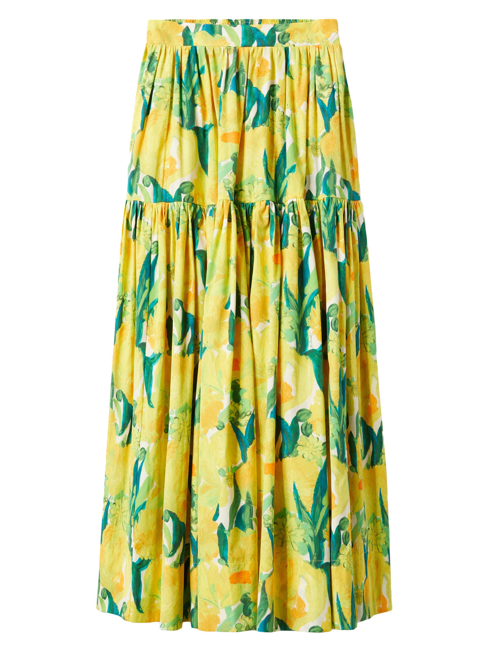 La DoubleJ Women's Oscar Midi Skirt - Zesty Yellow