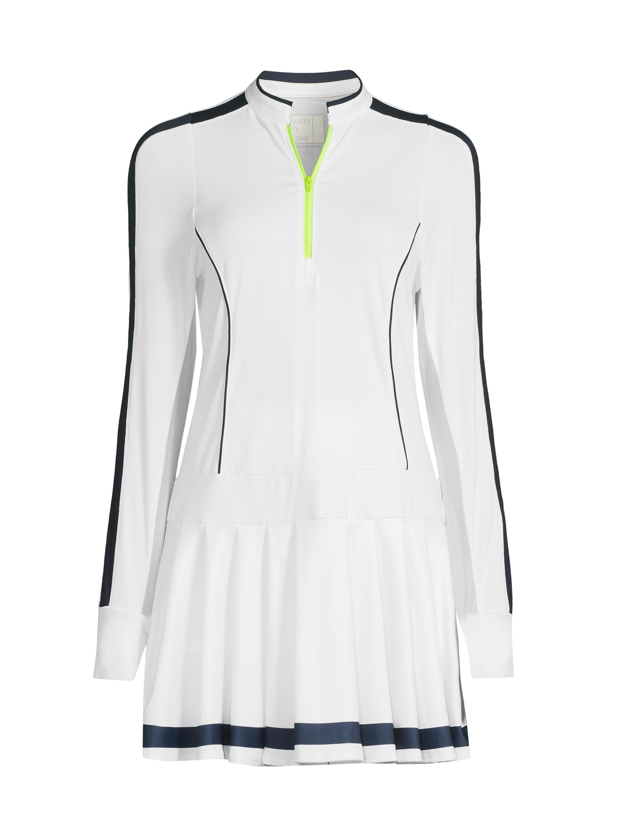 Lucky in Love Women's Fast Motion Long-Sleeve Minidress - Midnight