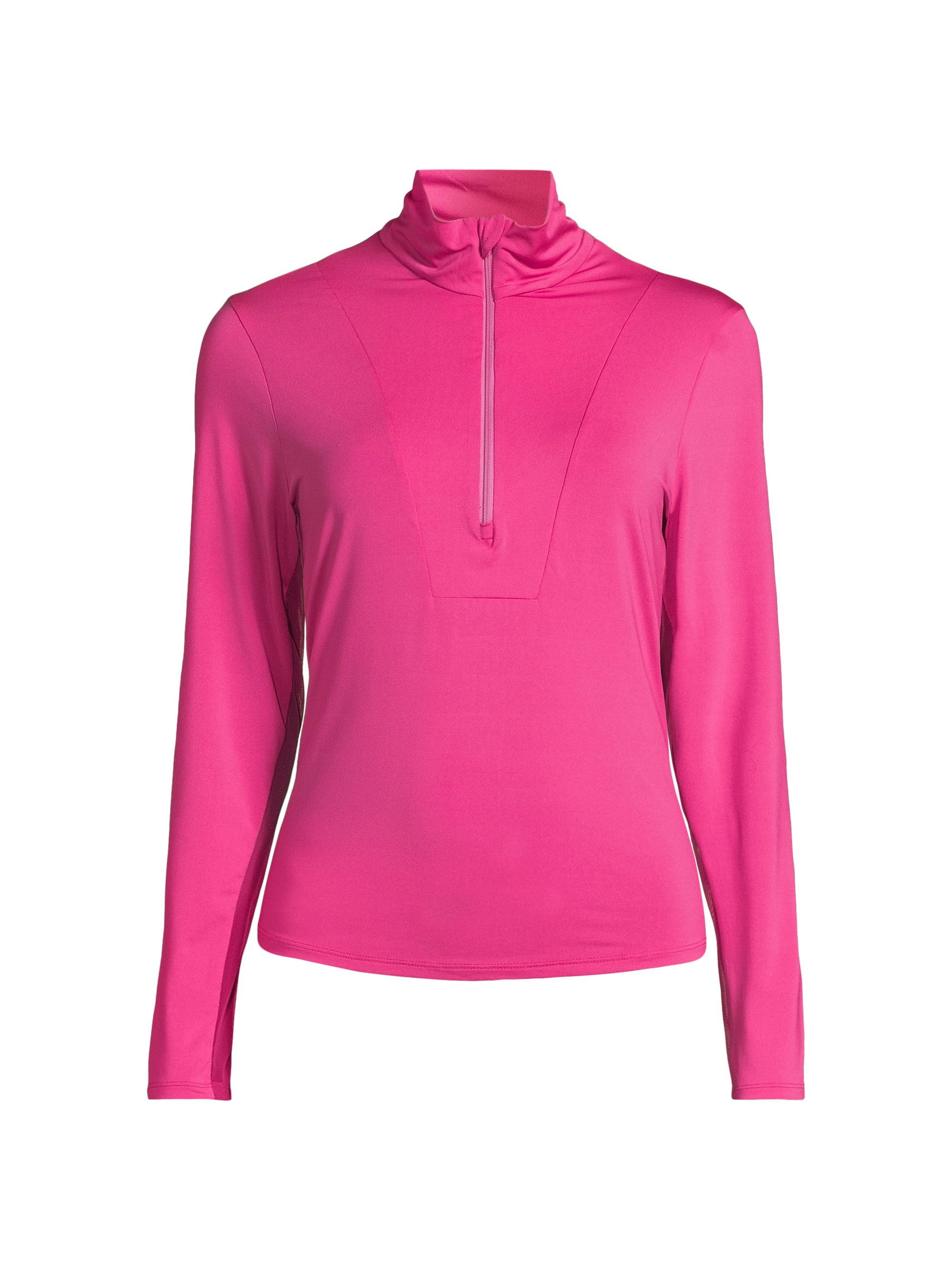 Lucky in Love Women's Core Free Play Half-Zip Pullover - Mulberry