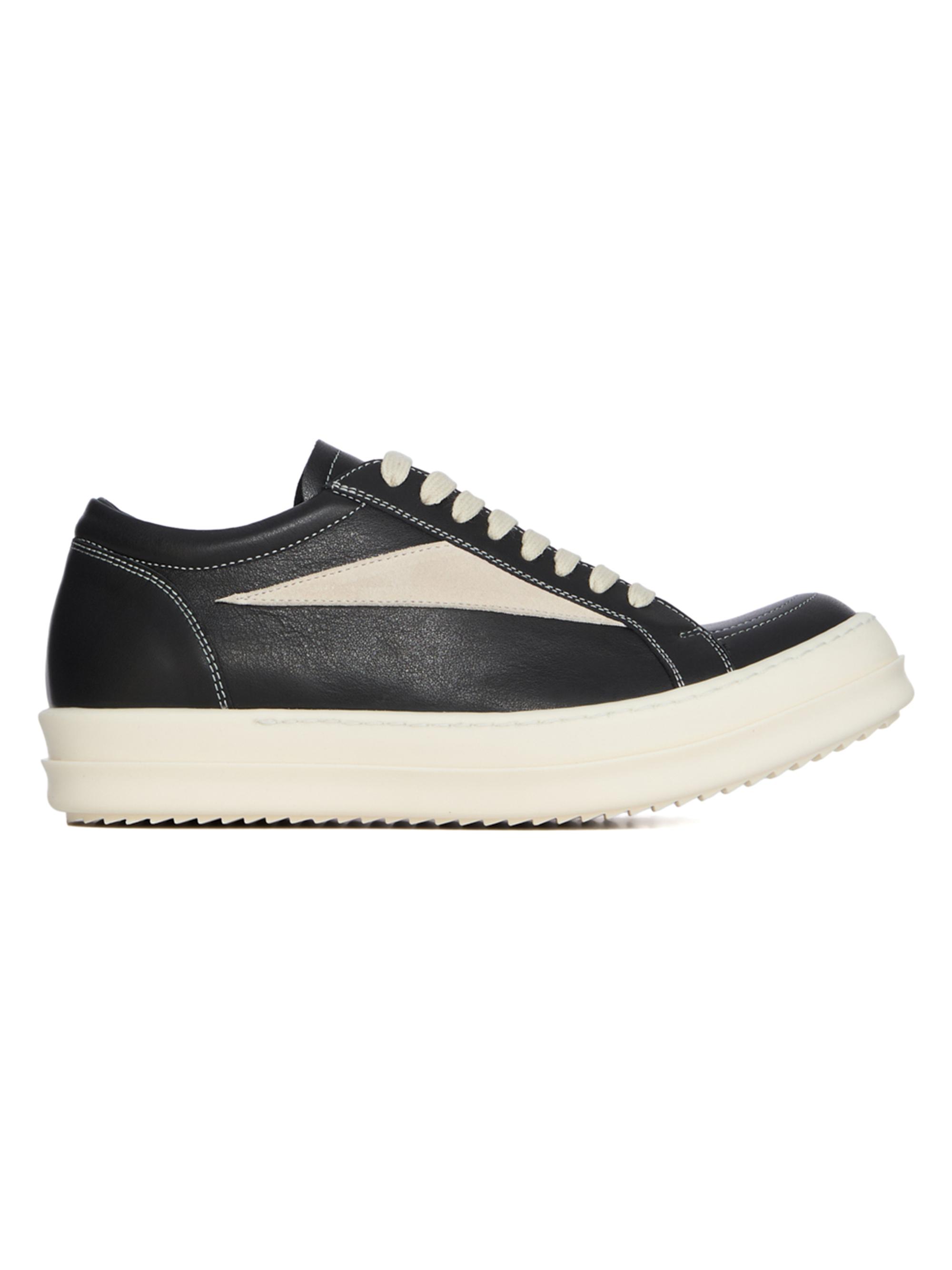 Rick Owens Leather Low-Top Sneakers | Saks Fifth Avenue