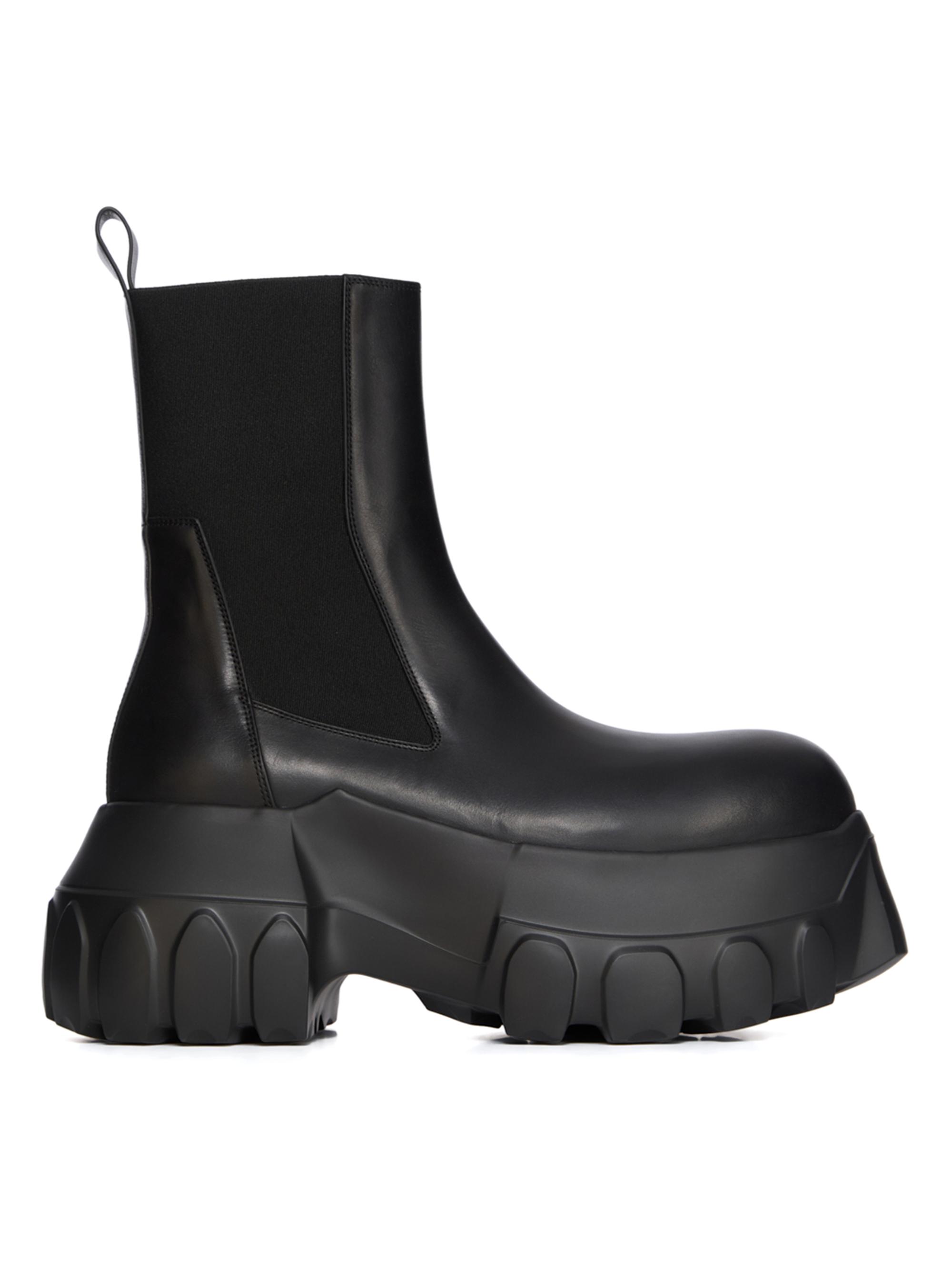 靴 Rick Owens mega tractor Rick Owens Beatle Mega Tractor Leather Chelsea Boots | Saks Fifth