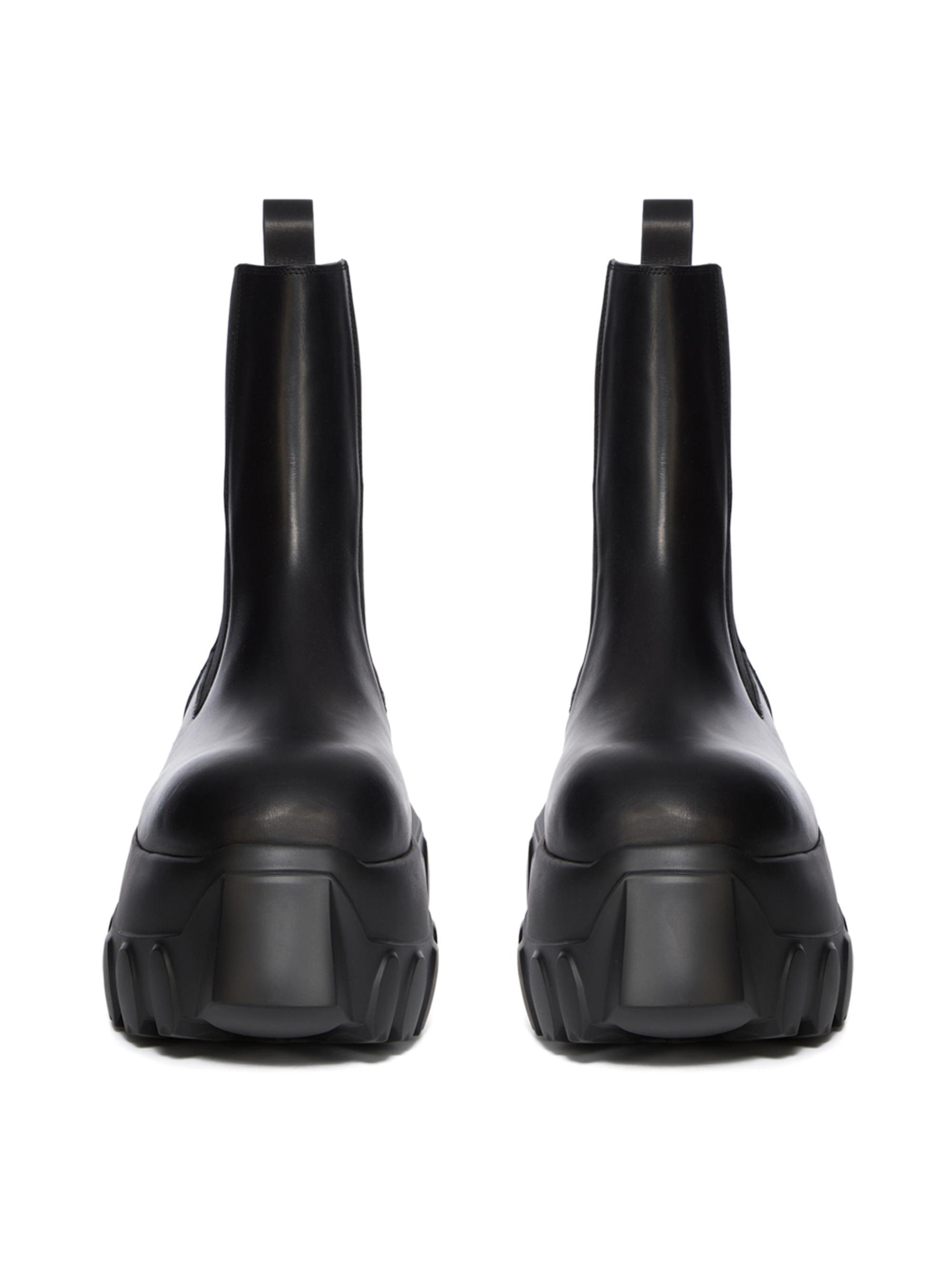 Rick Owens Beatle Mega Tractor Leather Chelsea Boots | Saks Fifth