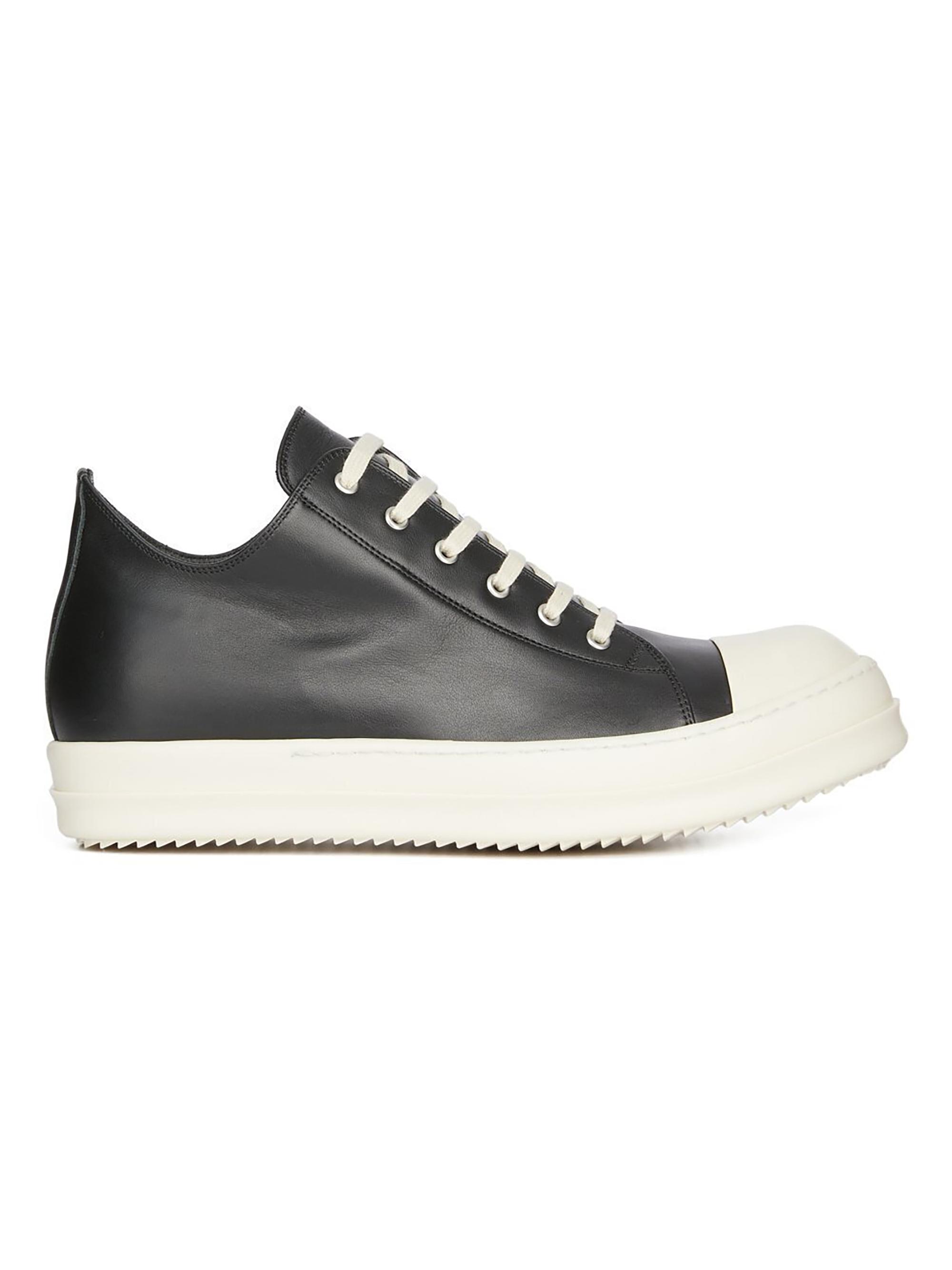 個人装備 rick owens Rick Owens Leather Low-Top Sneakers | Saks Fifth Avenue