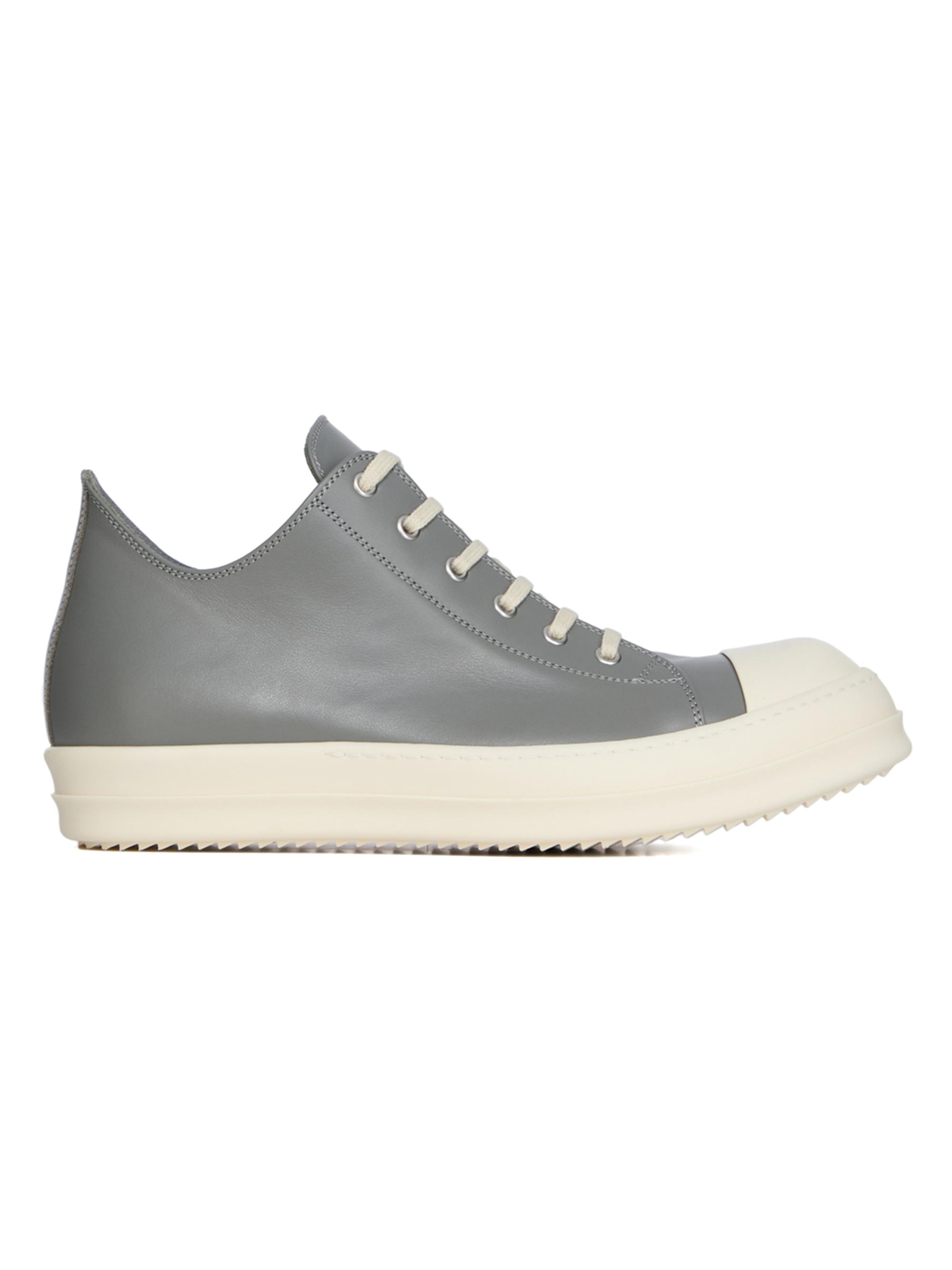 Rick Owens Leather Low-Top Sneakers | Saks Fifth Avenue