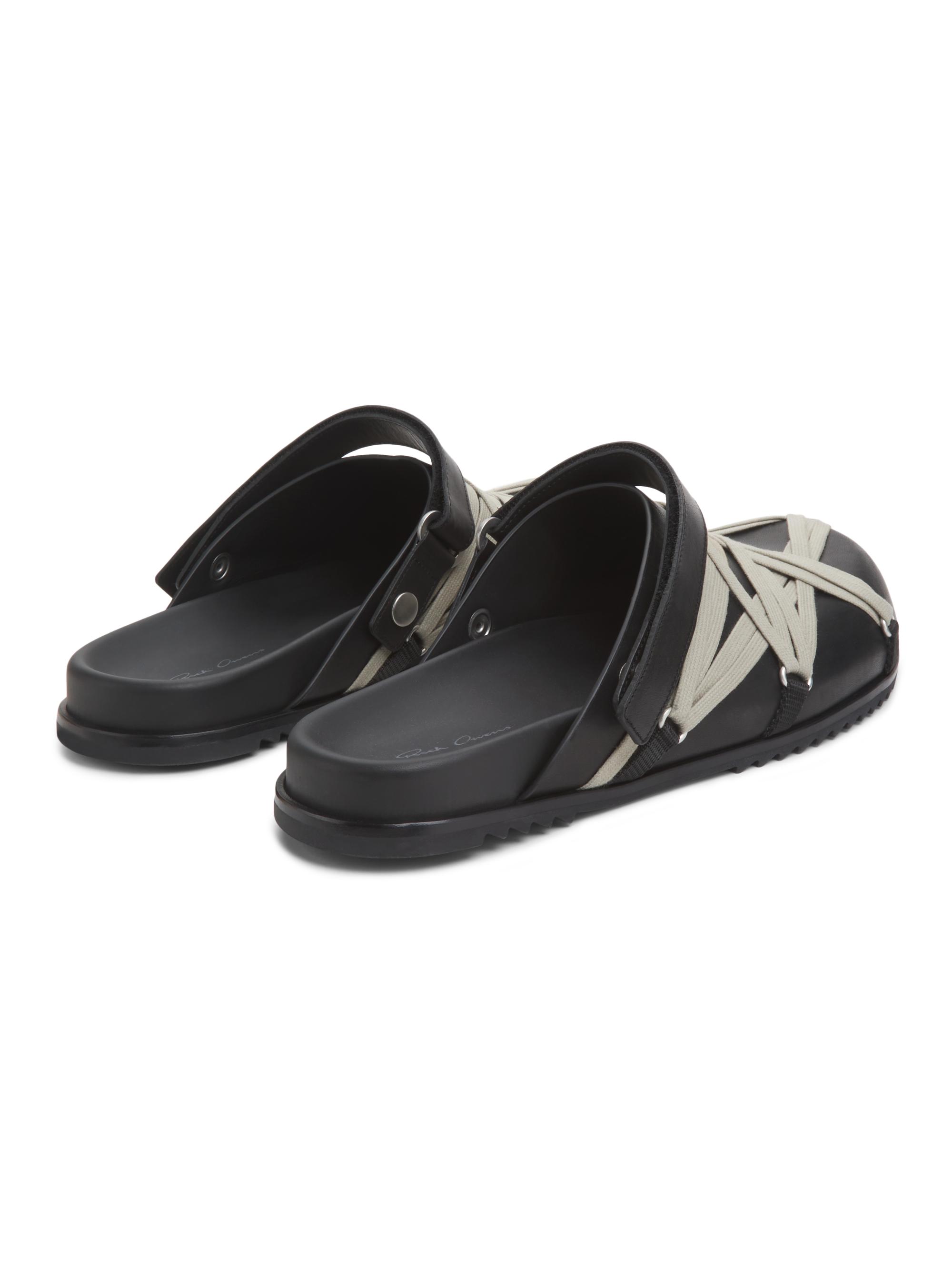 Rick Owens Megalace Granola Leather Mules | Saks Fifth Avenue