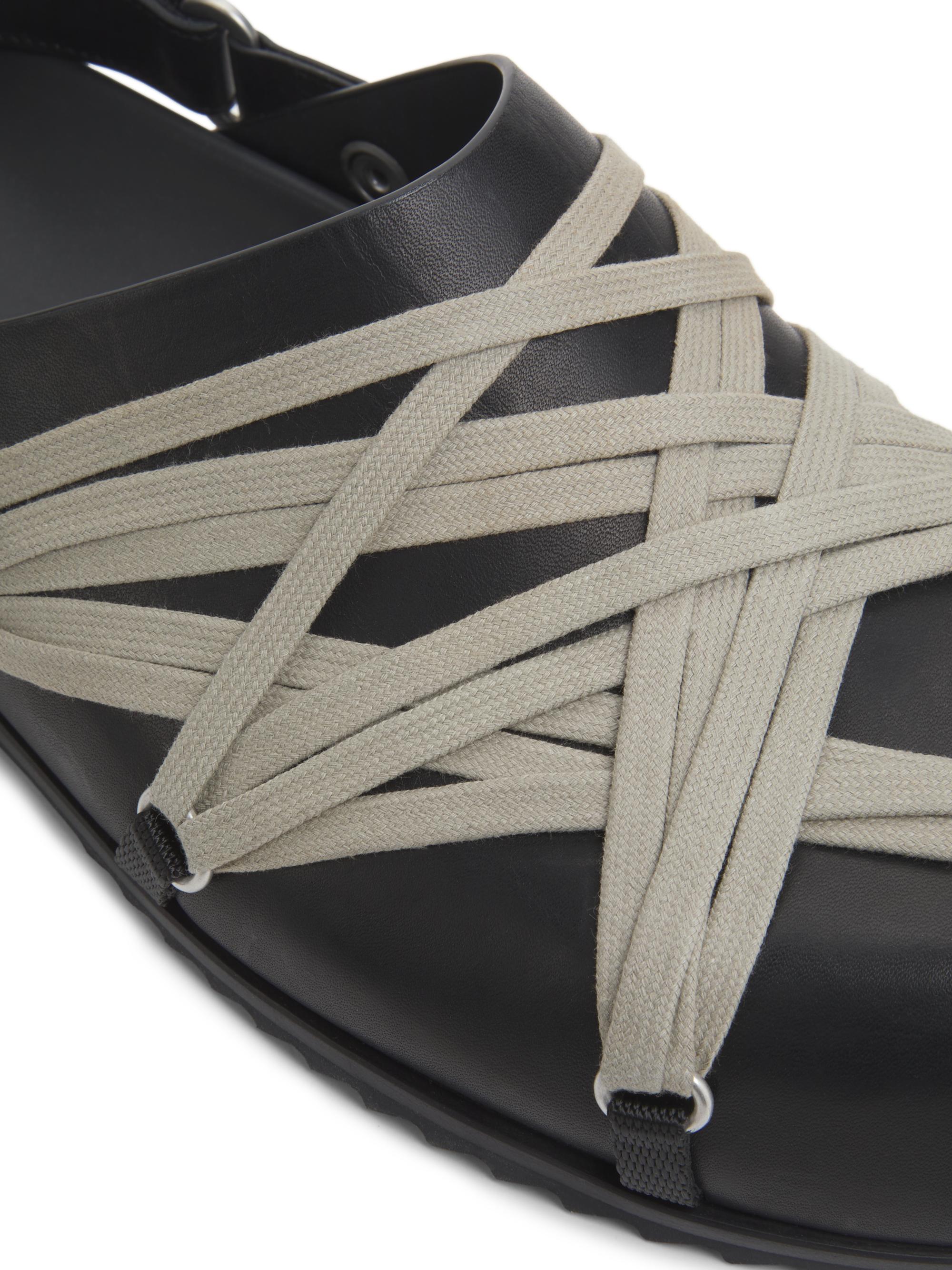 Rick Owens Megalace Granola Leather Mules | Saks Fifth Avenue