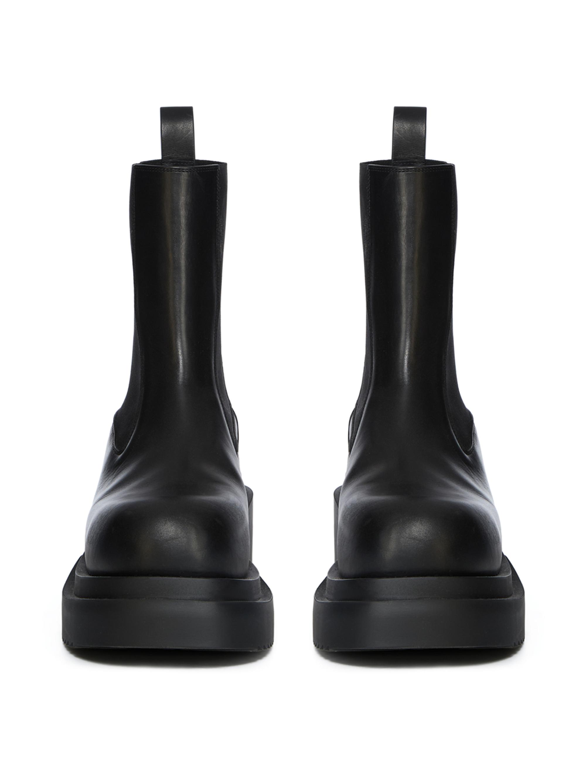 Rick Owens Beatle Bogun Leather Chelsea Boots | Saks Fifth Avenue