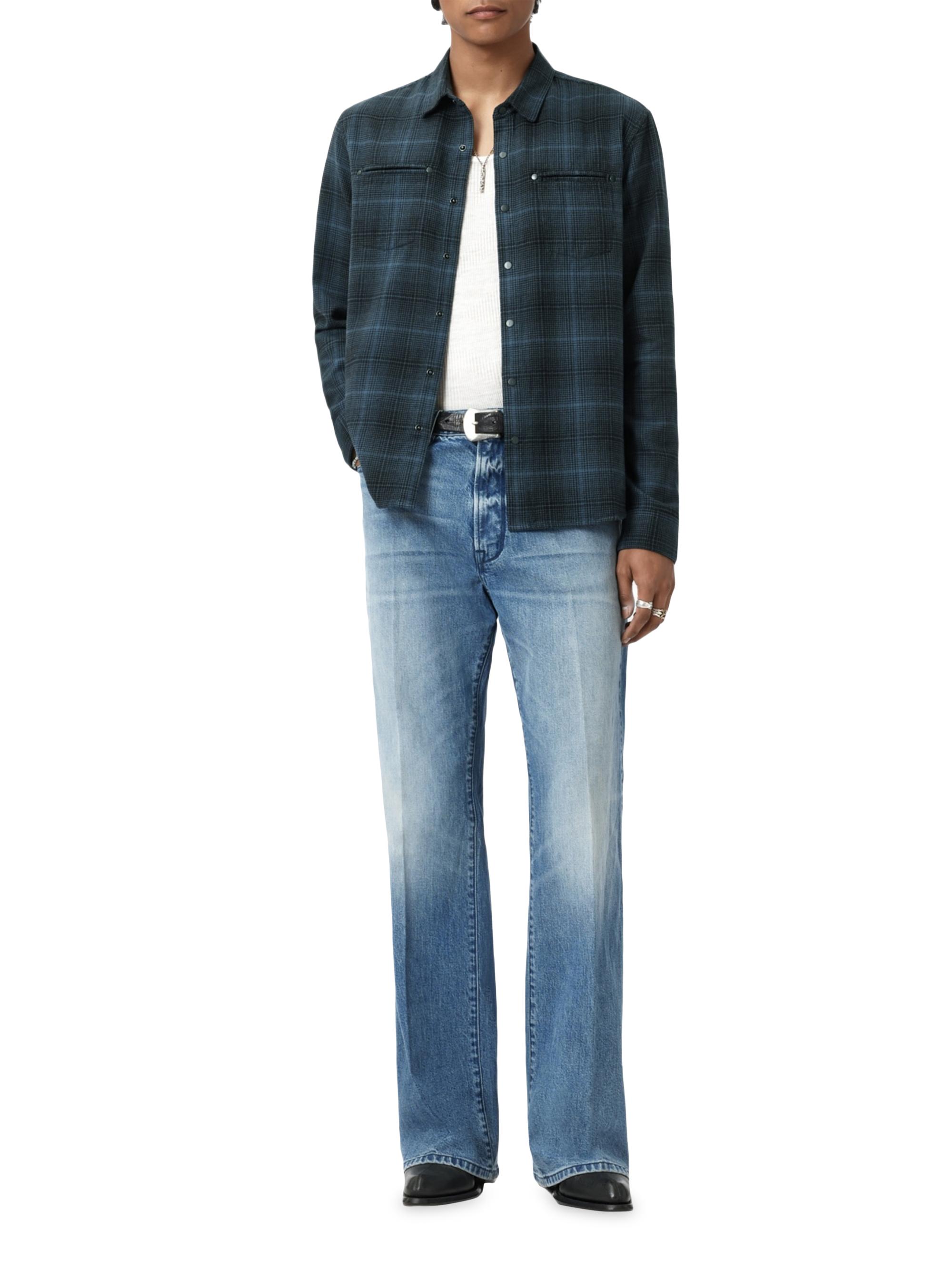John Varvatos Dario Brushed Plaid Shirt | Saks Fifth Avenue