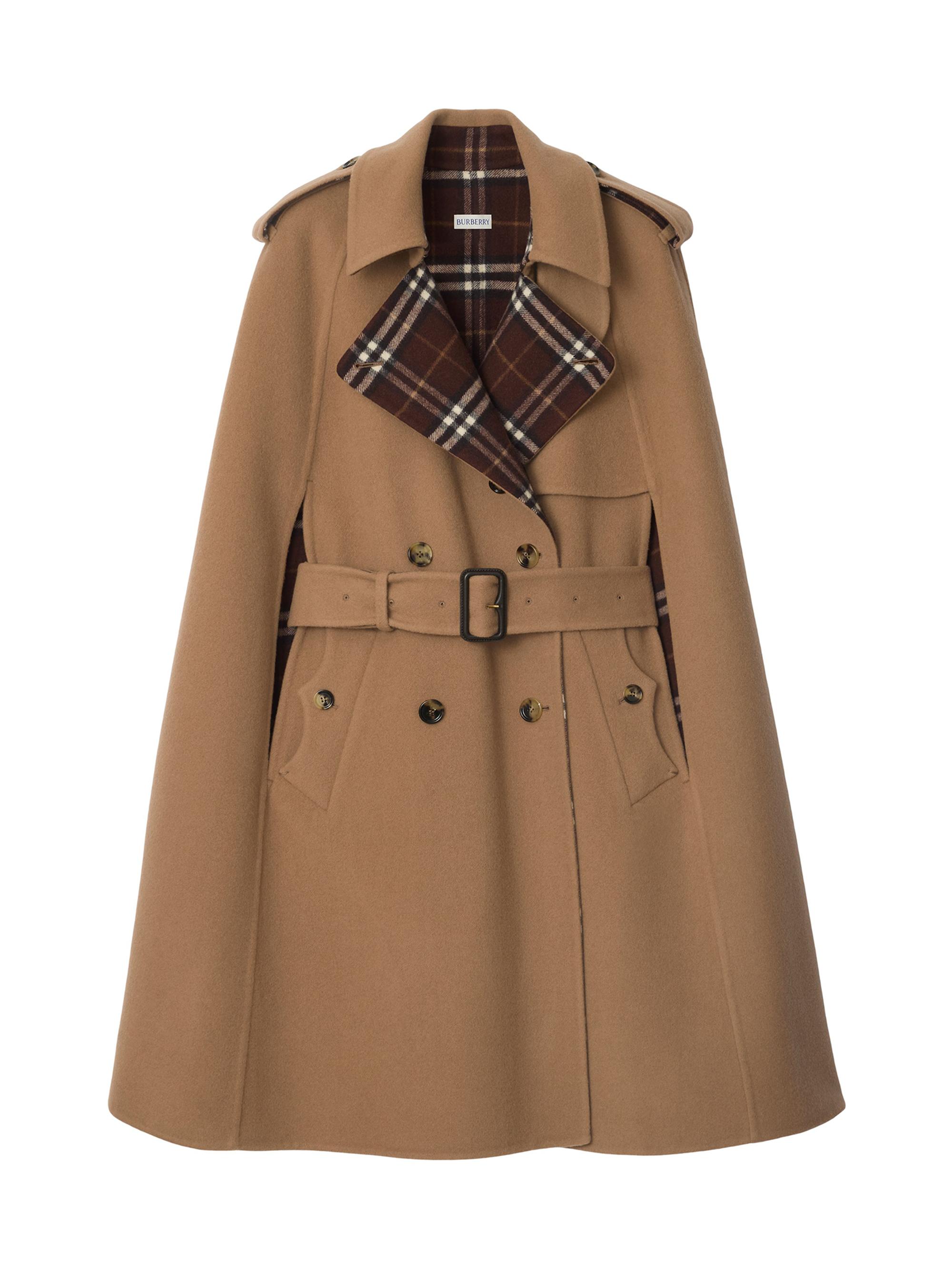 ジャケット・アウター BURBERRY Cape Balmacaan Burberry Bellemont Double-Breasted Cape | Saks Fifth Avenue
