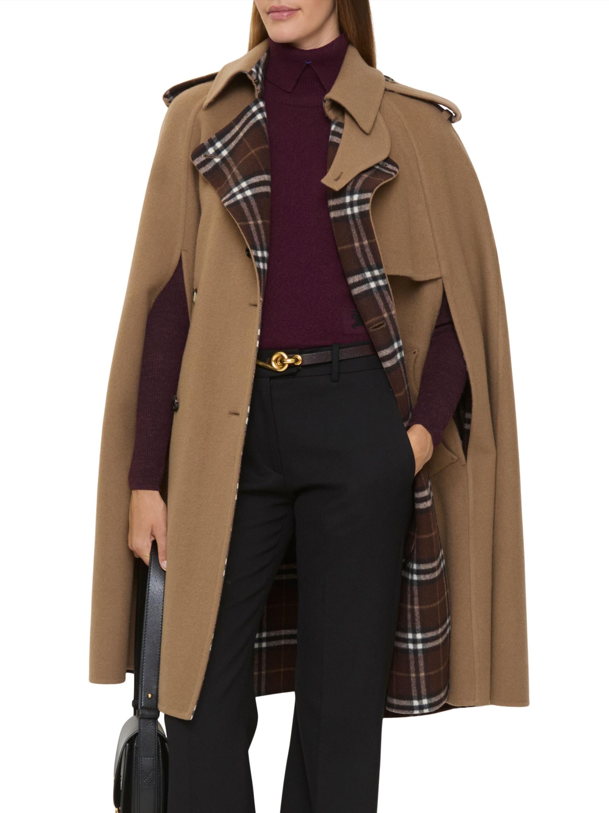 Burberry Bellemont Double-Breasted Cape | Saks Fifth Avenue