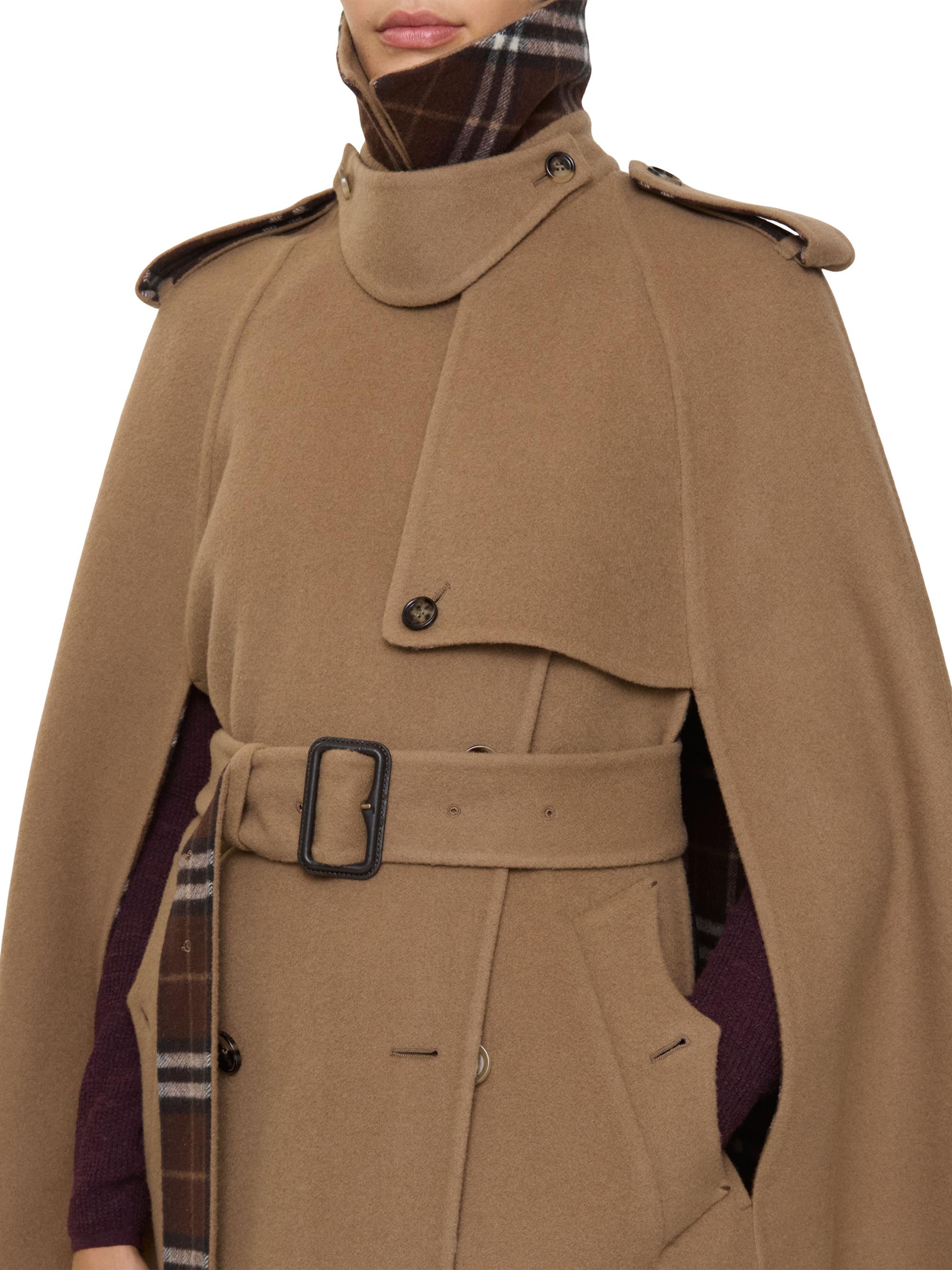 Burberry Bellemont Double-Breasted Cape | Saks Fifth Avenue