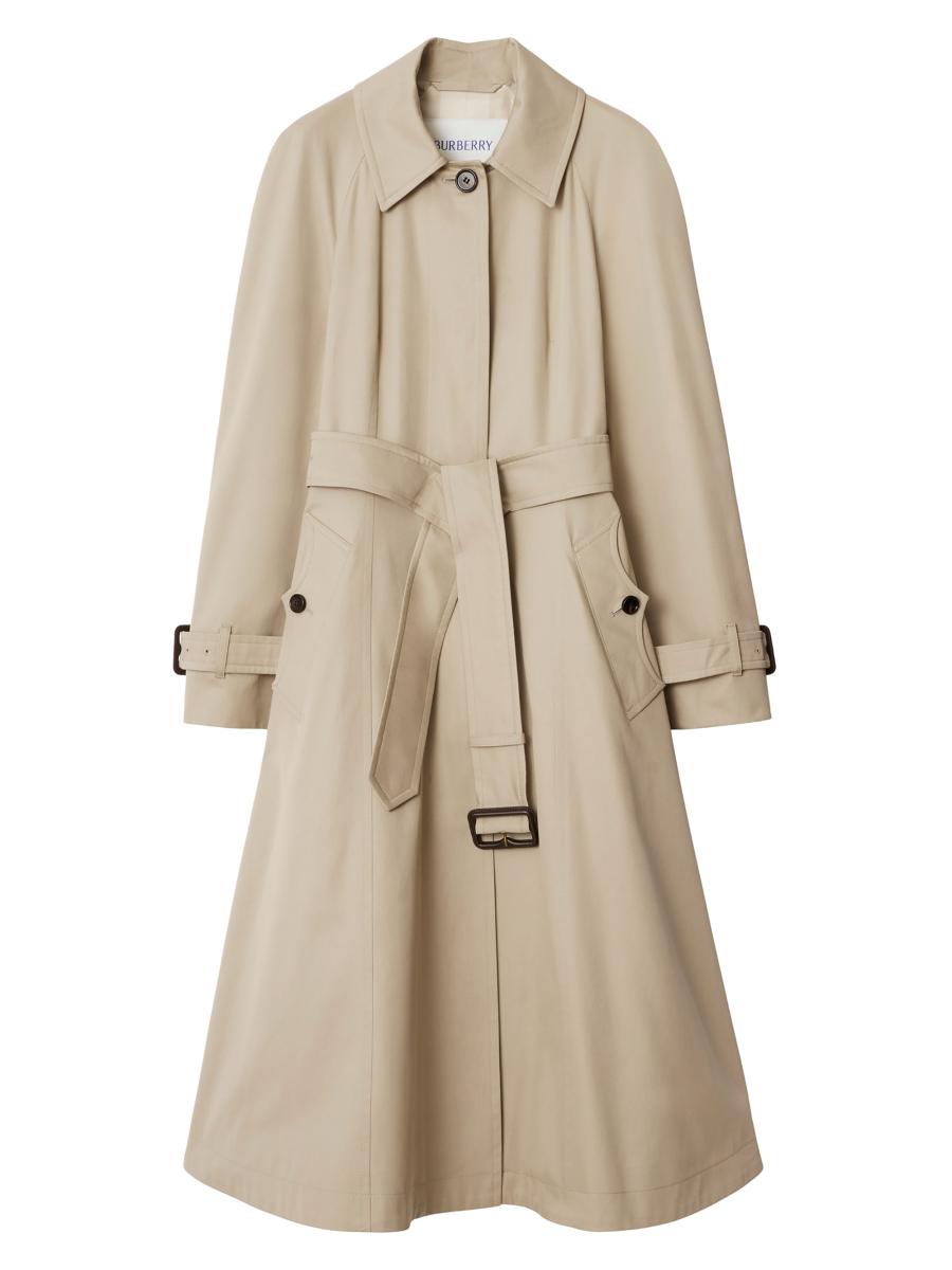 Burberry Ellingham Gabardine Car Coat | Saks Fifth Avenue