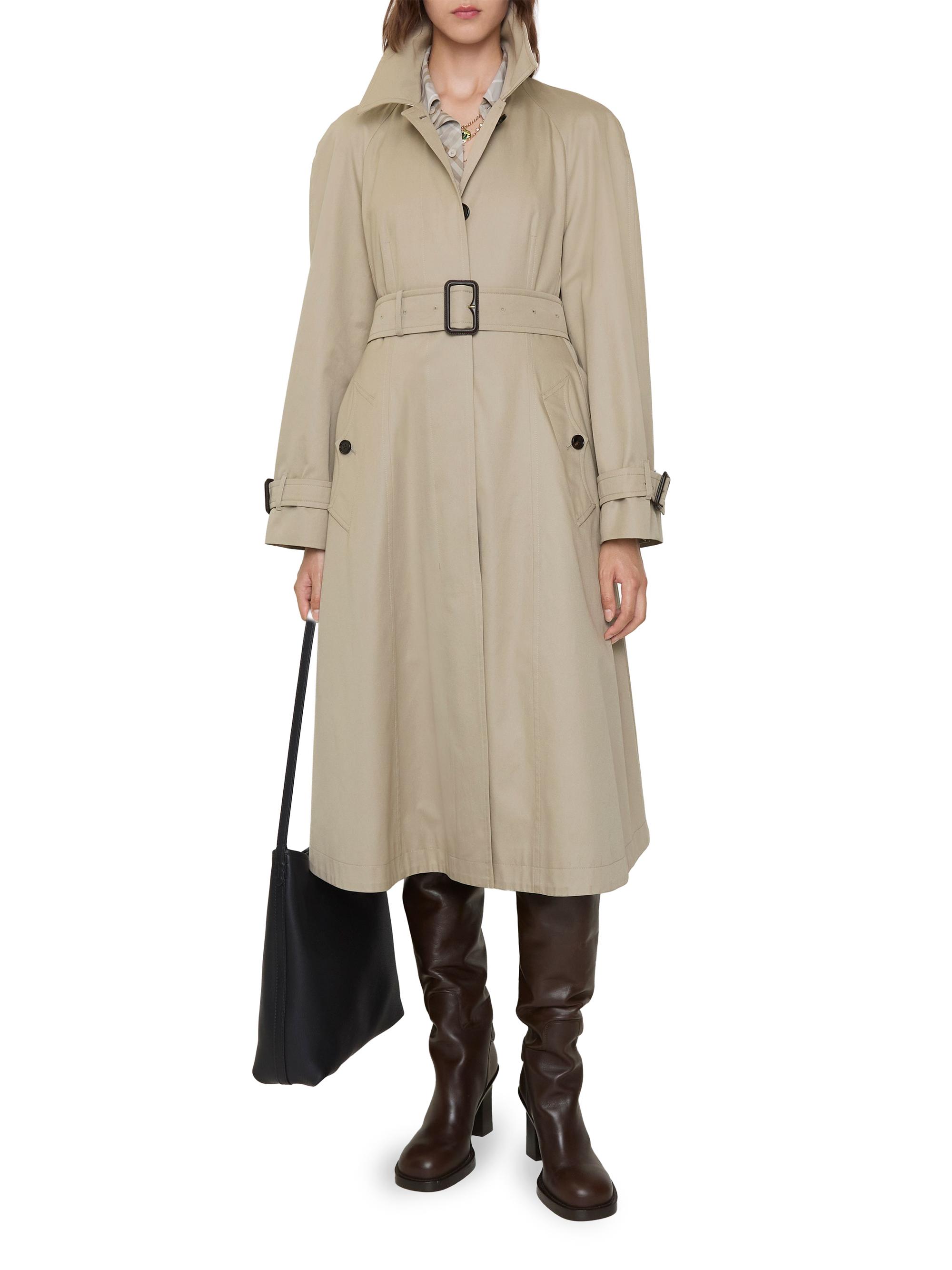 Burberry Ellingham Gabardine Car Coat | Saks Fifth Avenue