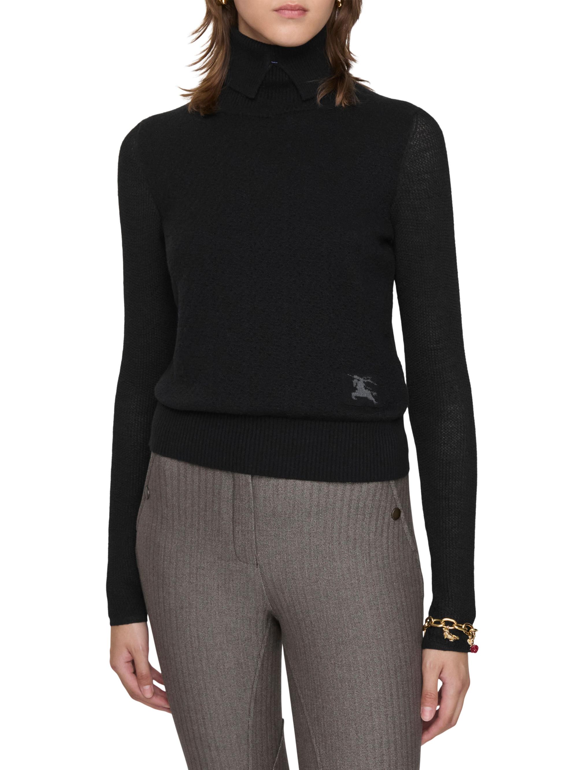 Burberry Wool-Blend Turtleneck Sweater | Saks Fifth Avenue