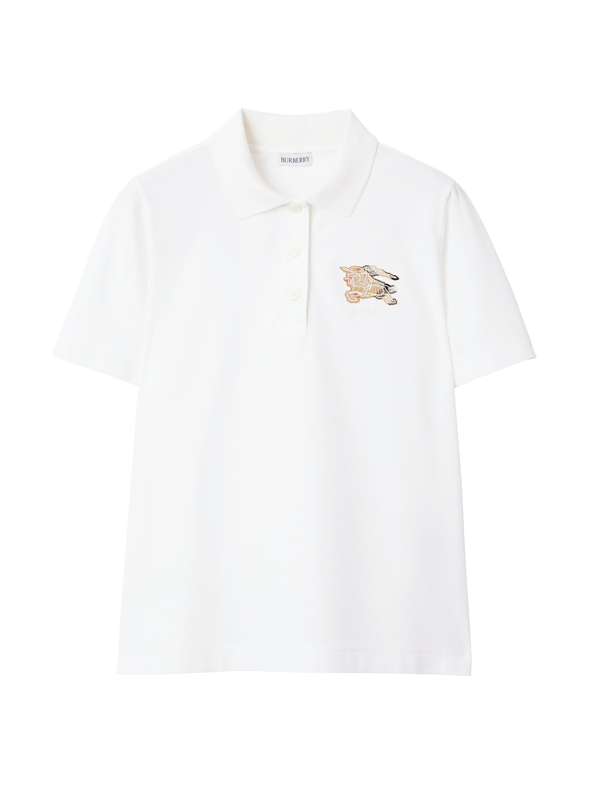 Burberry Women's Priscilla EKD Polo Shirt - Chalk