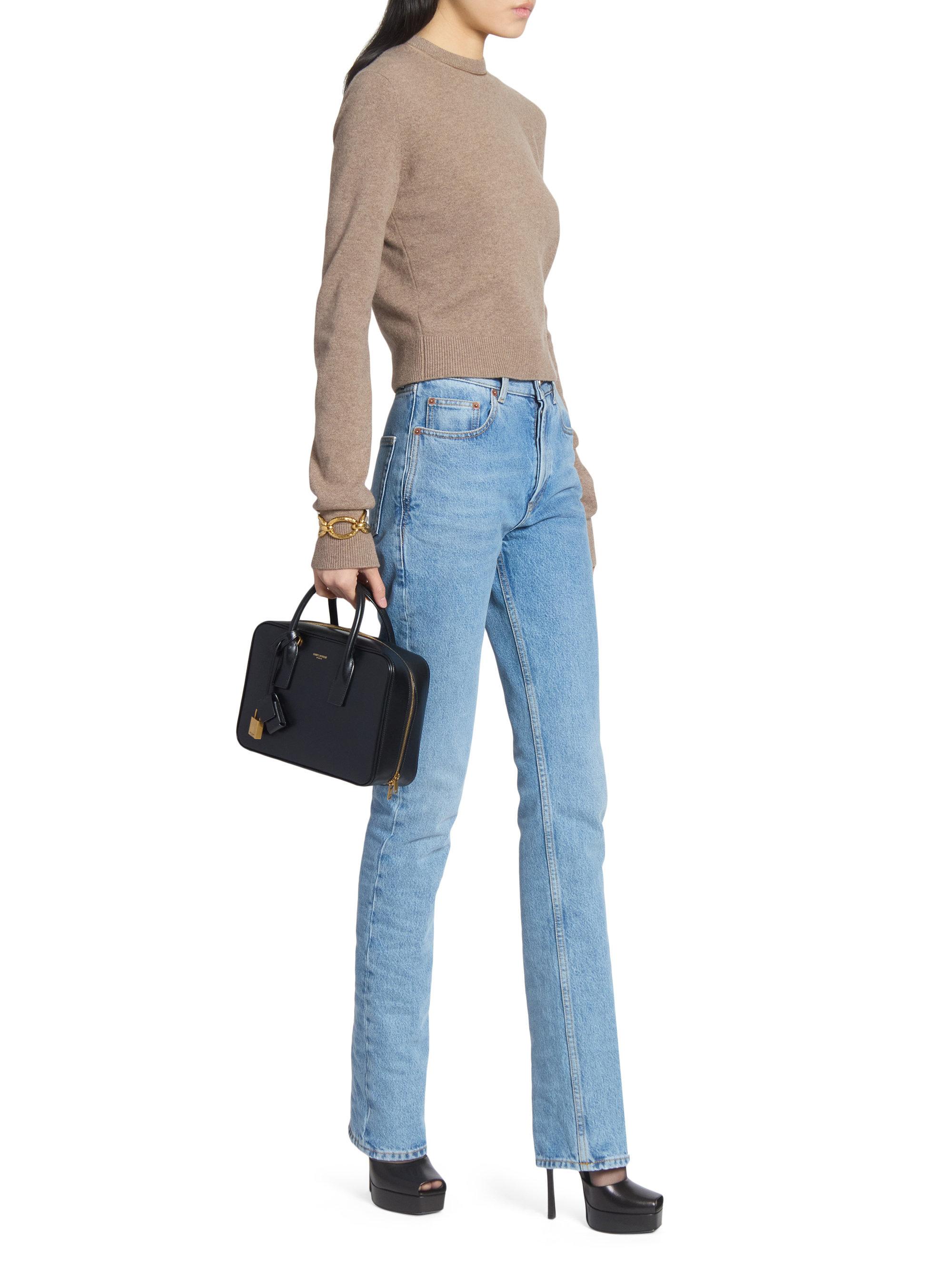 Saint Laurent Black Nano Sac de Jour Tote Bag | US