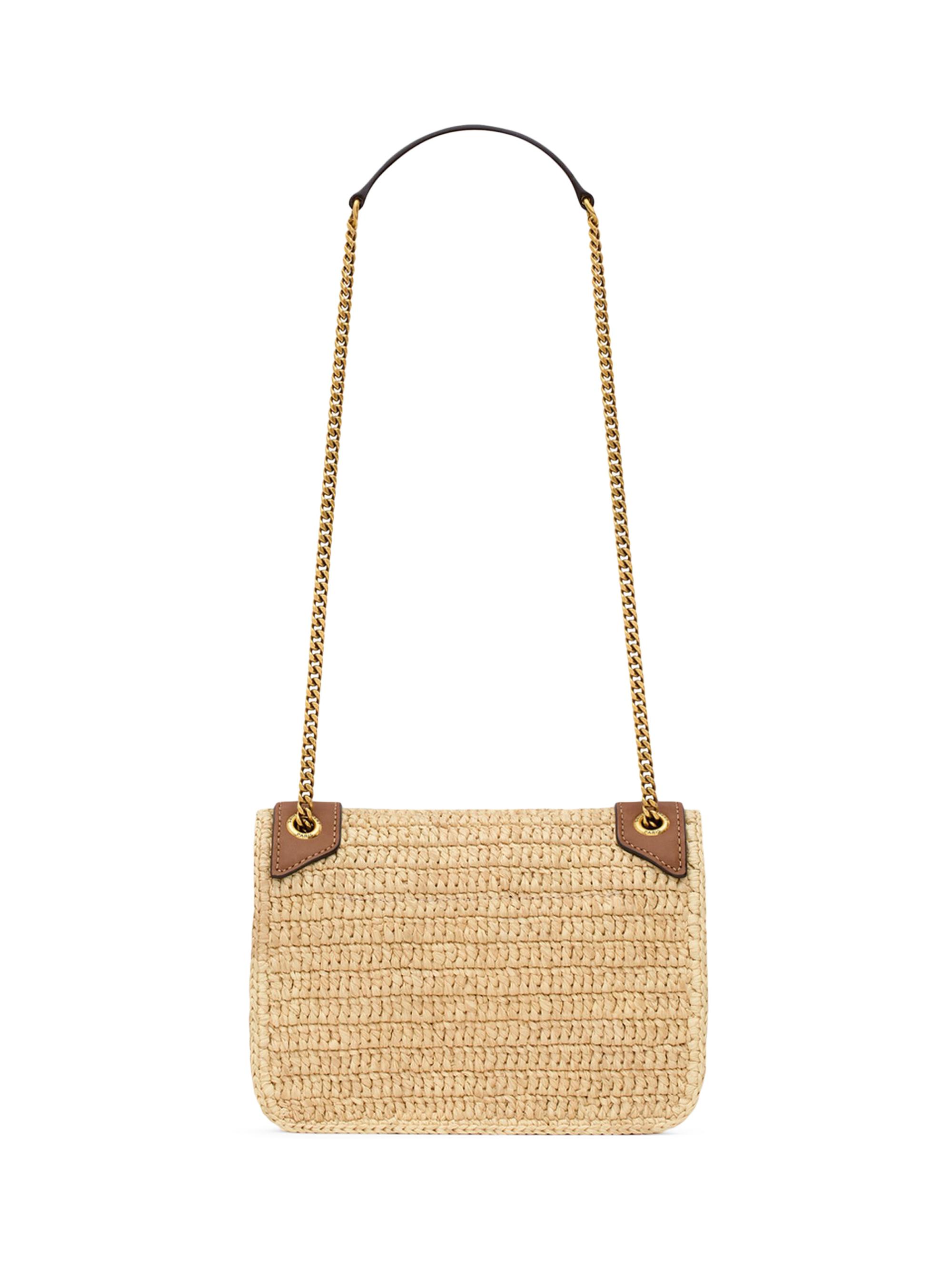 Saint Laurent Niki Mini Shoulder Bag in Raffia | Saks Fifth Avenue