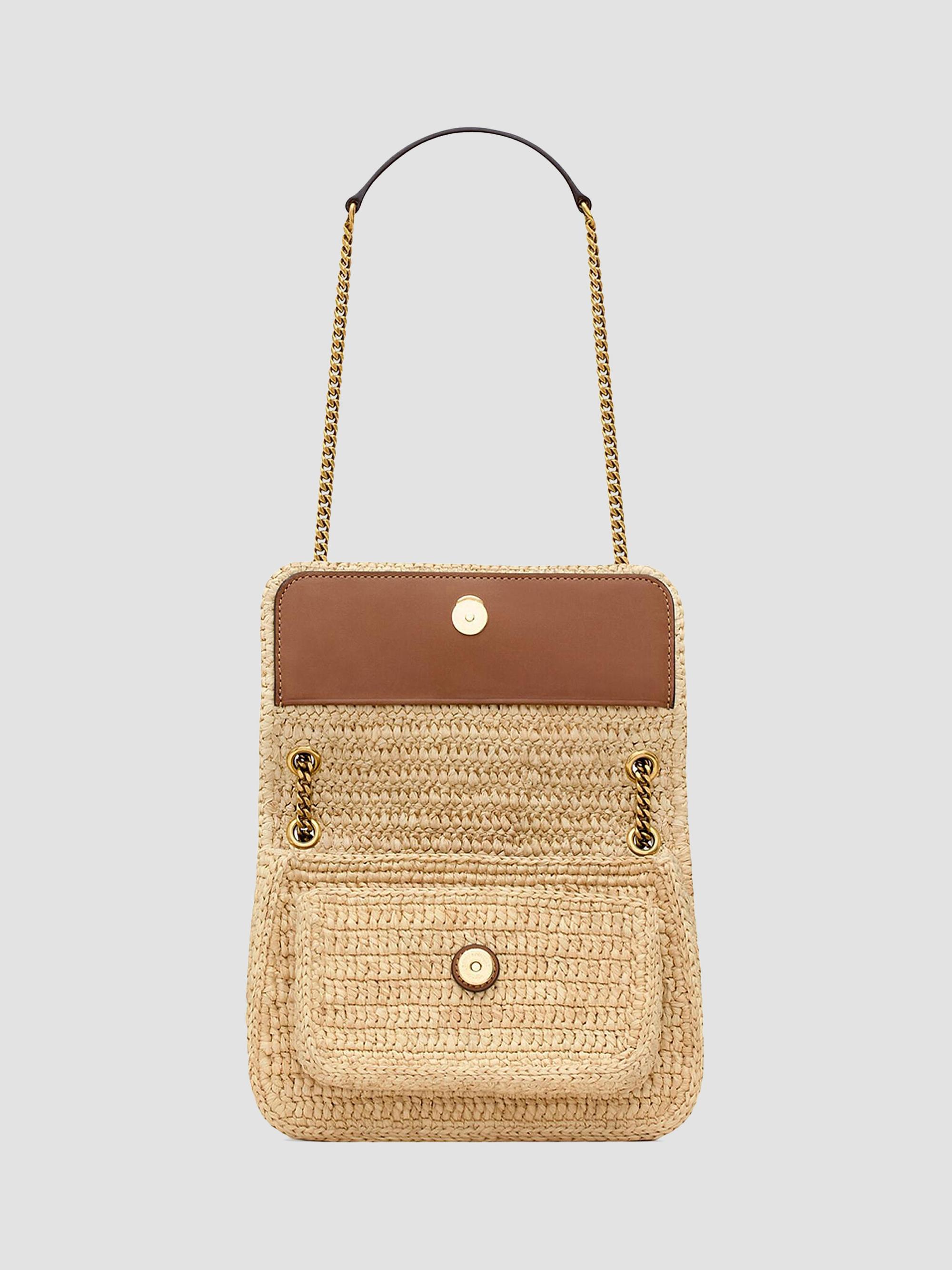 Saint Laurent Niki Mini Shoulder Bag in Raffia | Saks Fifth Avenue