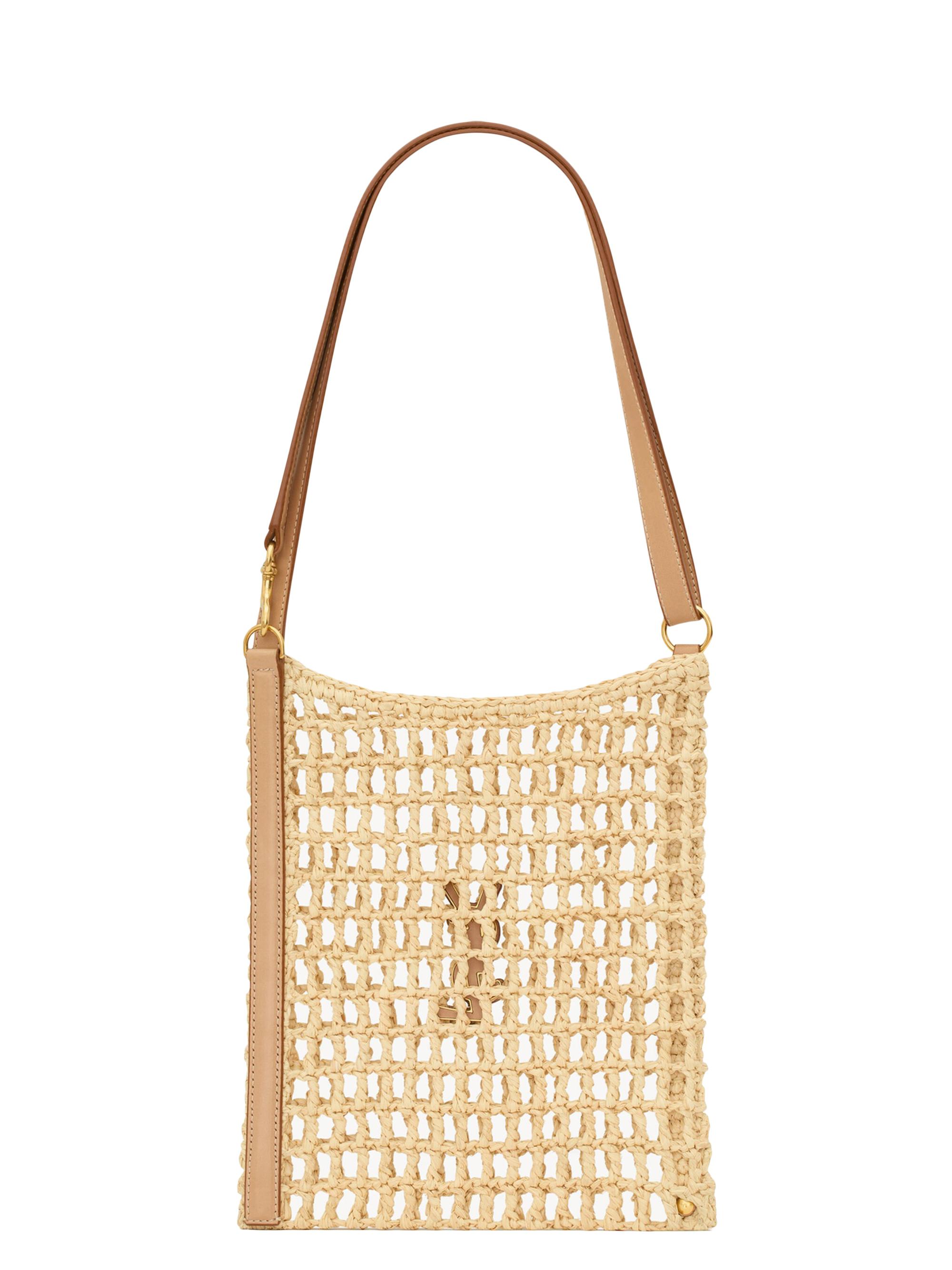 Saint Laurent Mini Oxalis Shoulder Bag in Raffia | Saks Fifth Avenue
