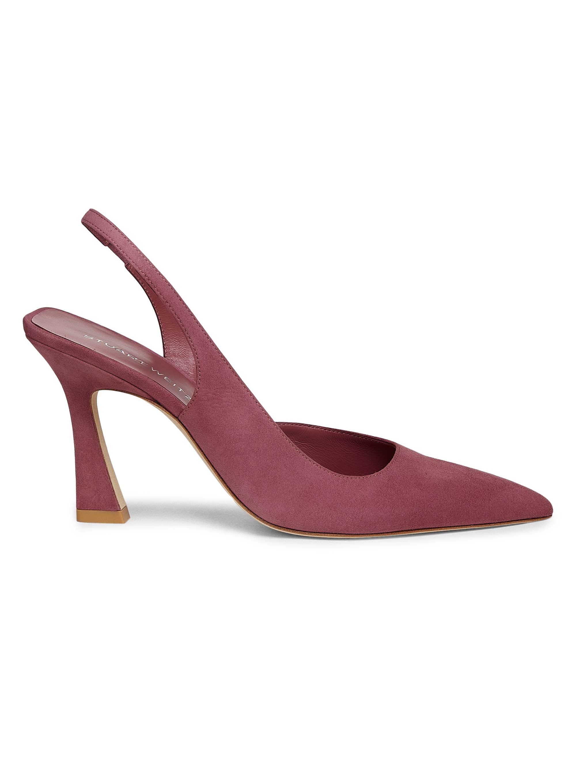 Stuart Weitzman Women's Vinnie 85MM Suede Pumps - Dusty Berry